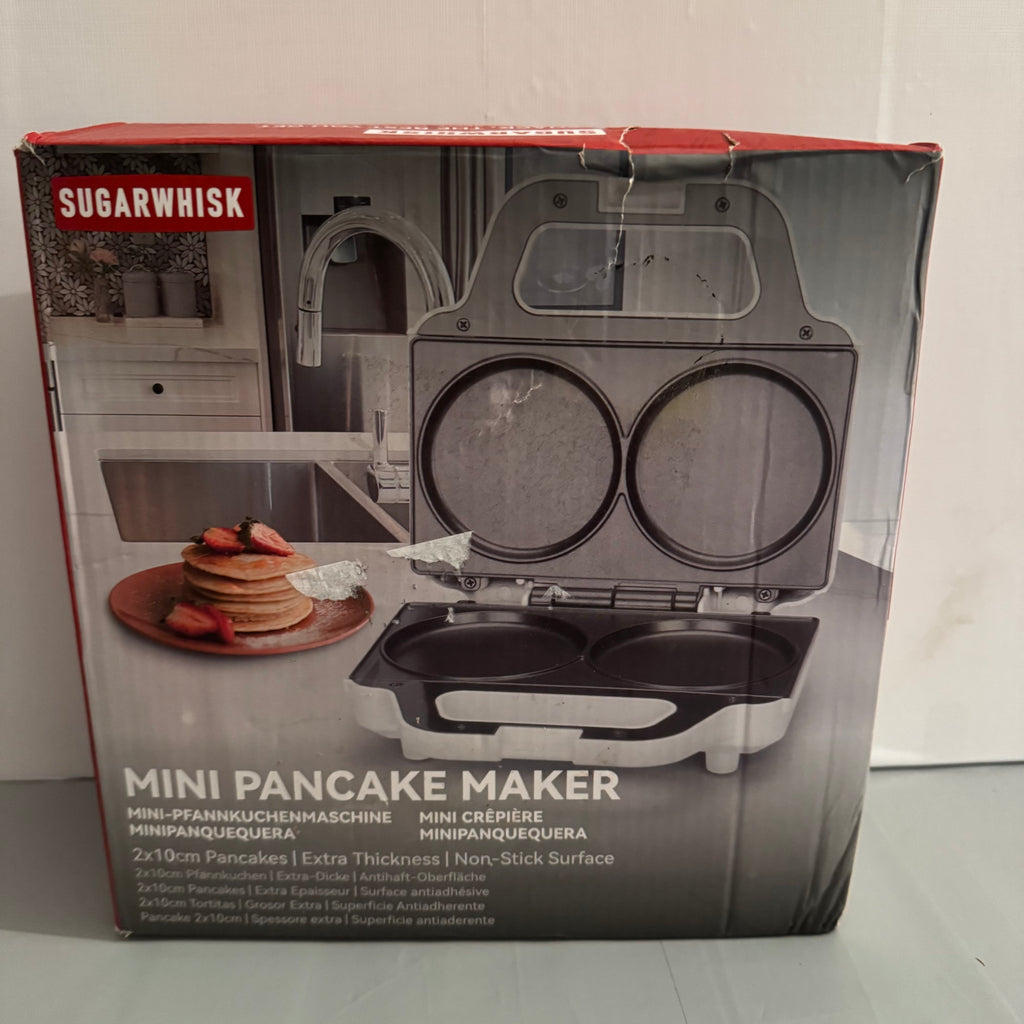 Mini crepera eléctrica SugarWhisk blanca