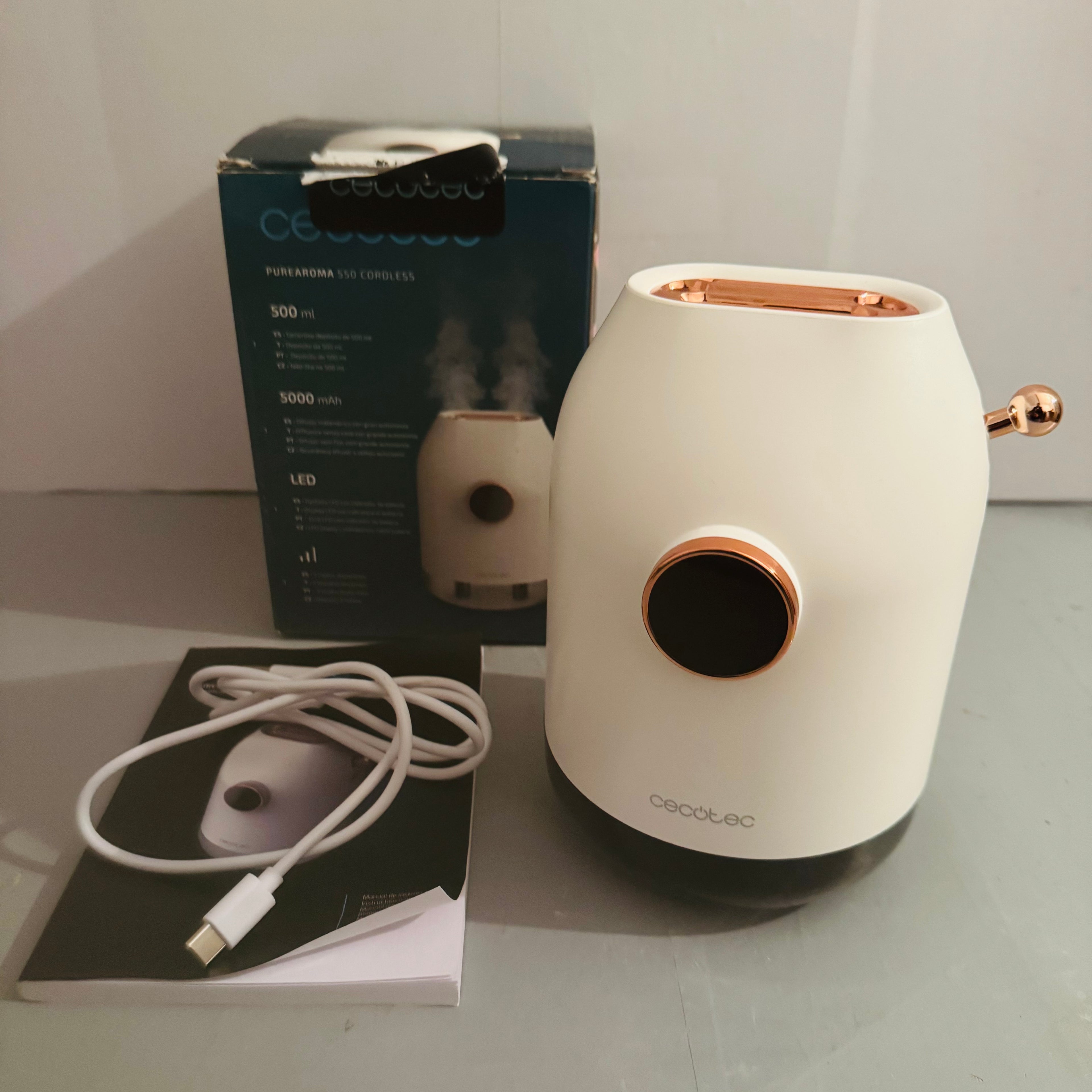 Humidificador Cecotec PureAroma 550 Cordless