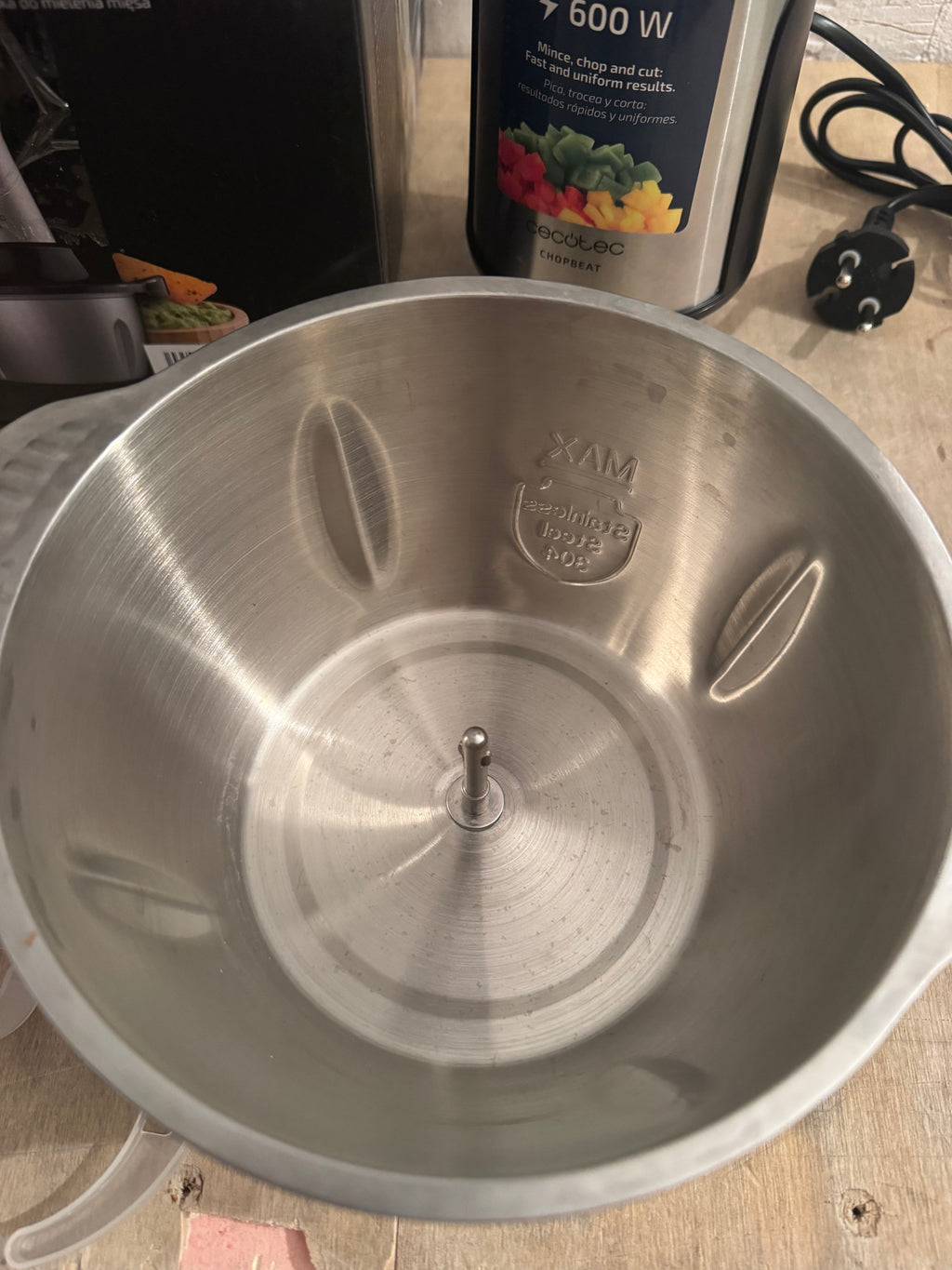 Picadora Cecotec ChopBeat 1500 TitanBlack