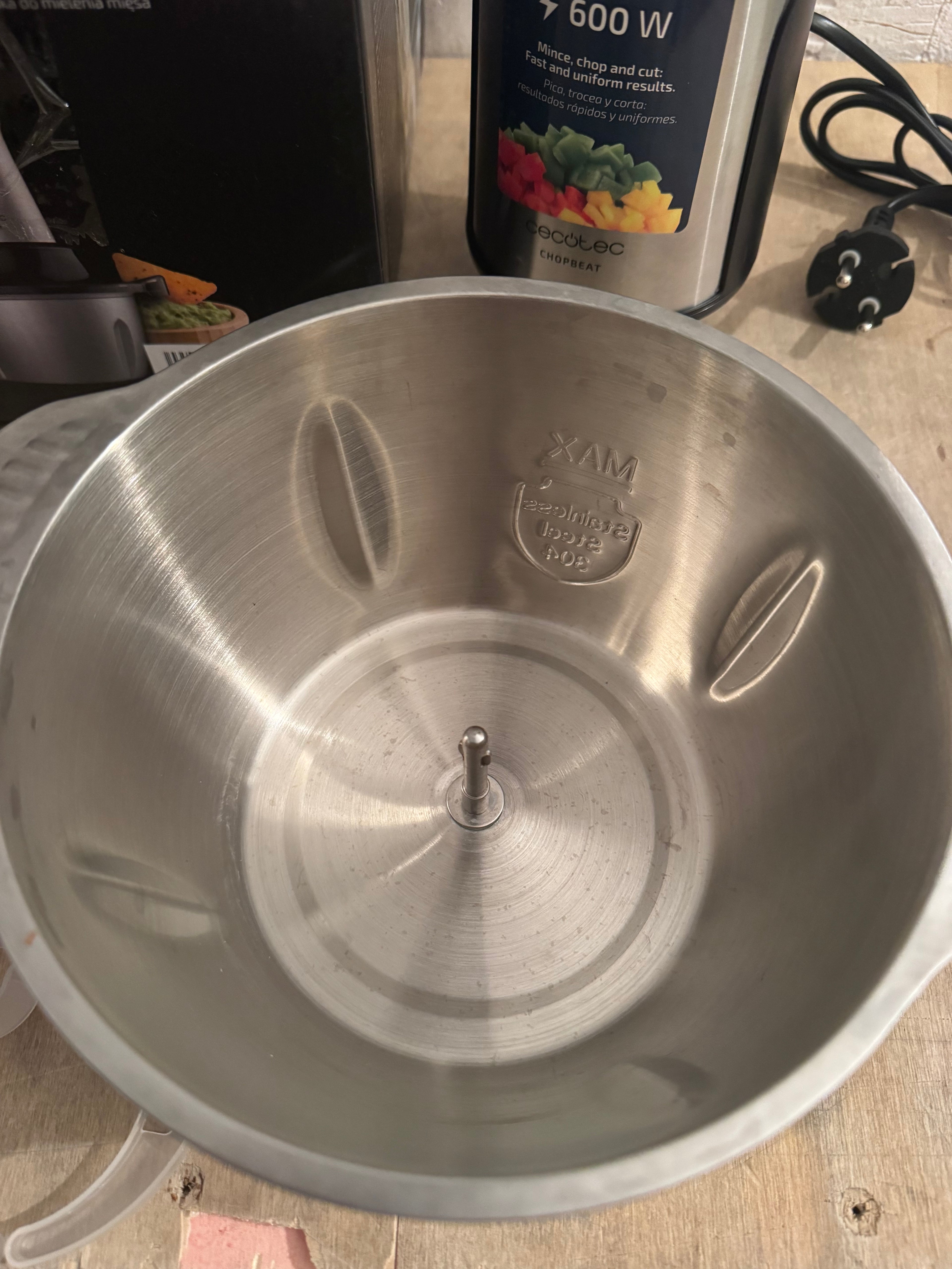 Picadora Cecotec ChopBeat 1500 TitanBlack