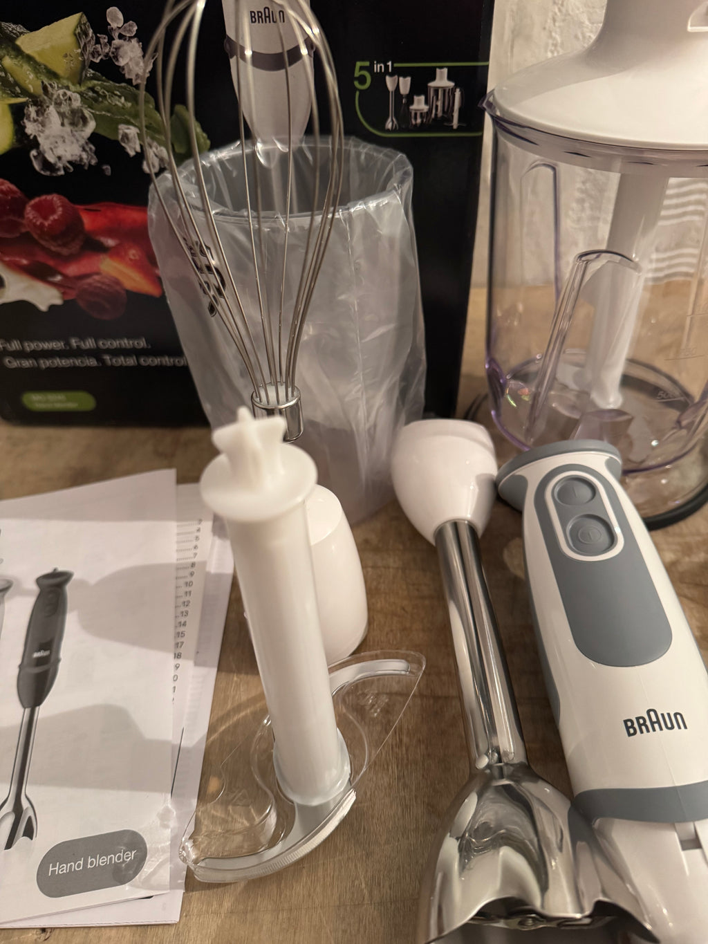 Batidora de mano Braun Minipimer 5245 1000W