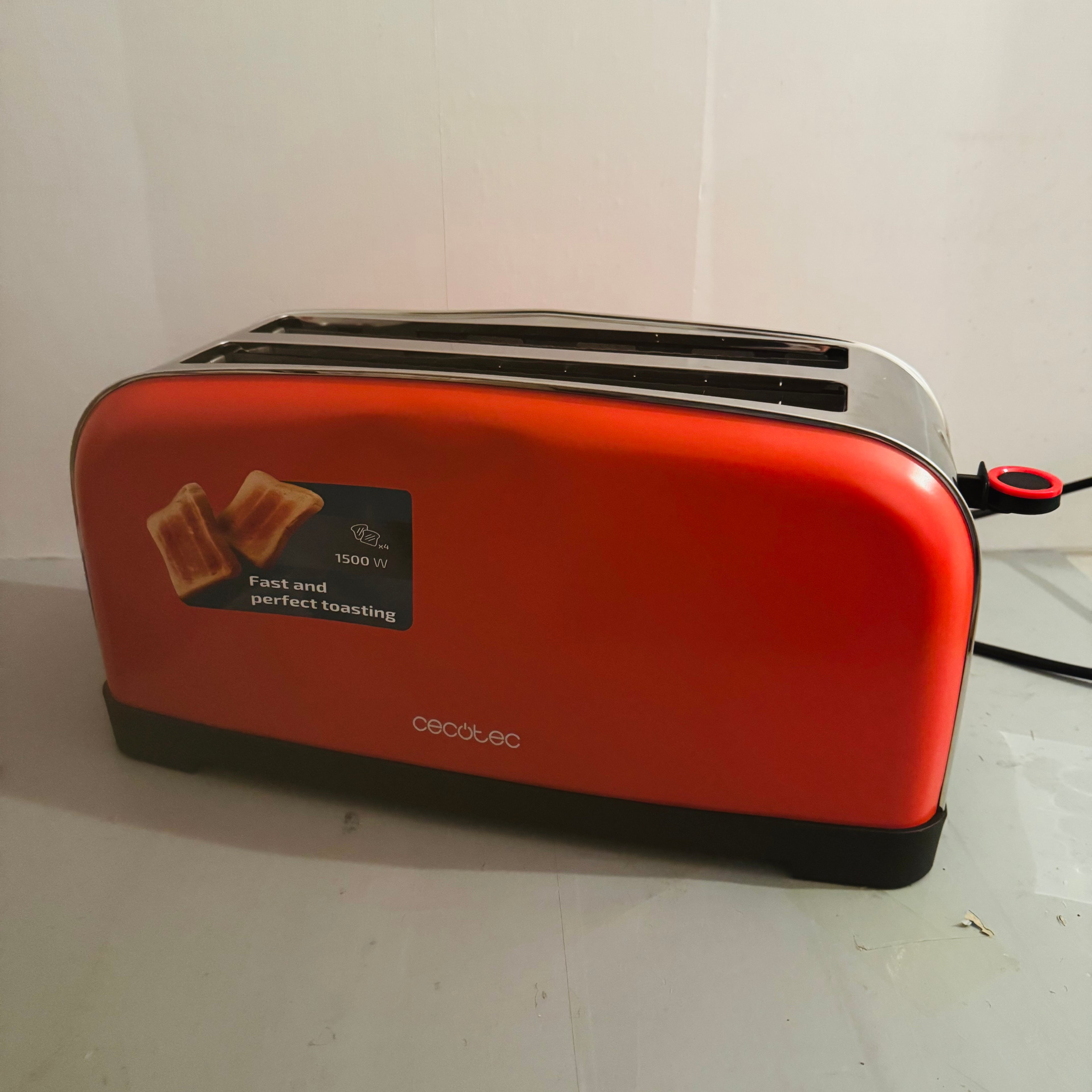 Tostador Cecotec Toastin' Time 1500 Red Lite