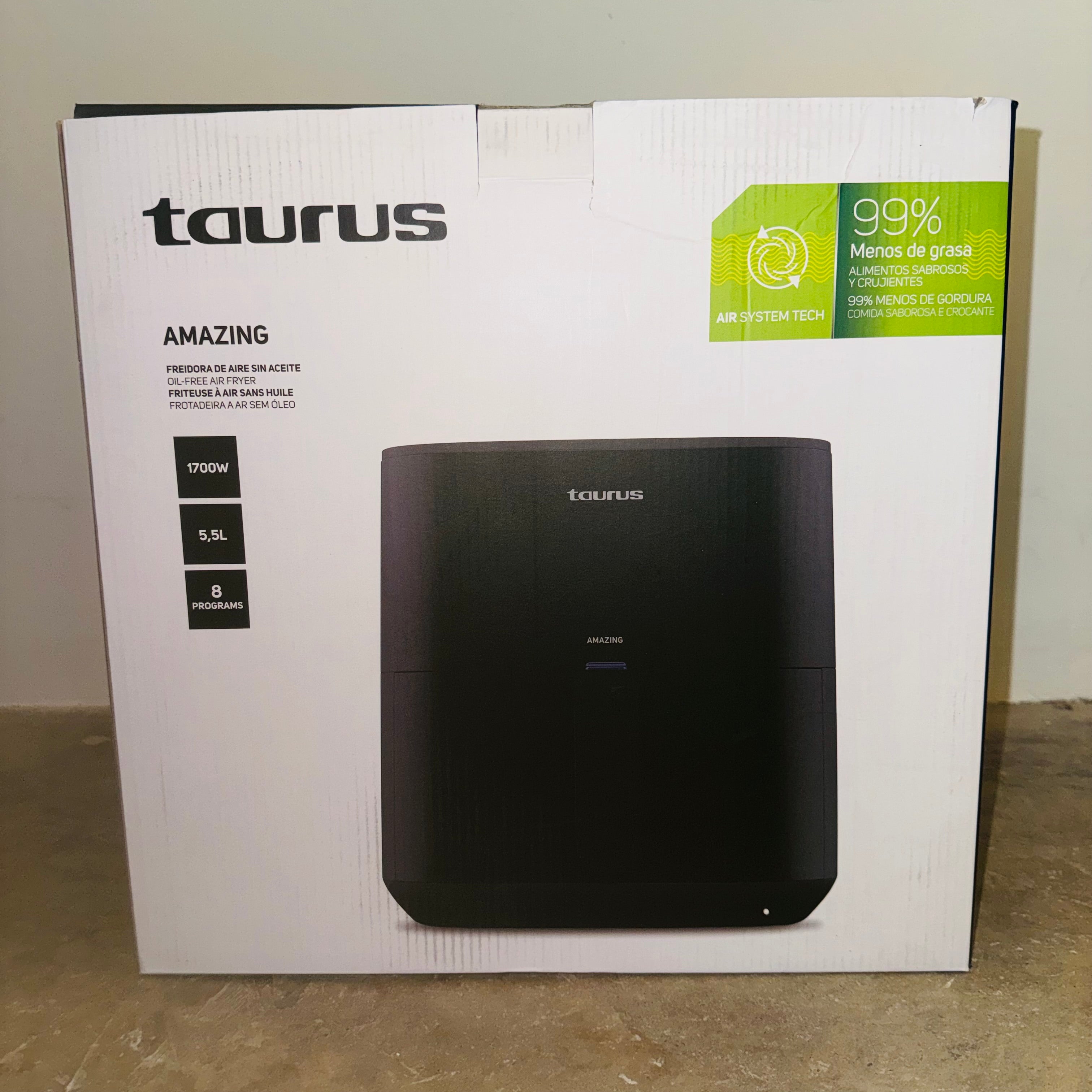 Freidora de aire Taurus Amazing AF1701D