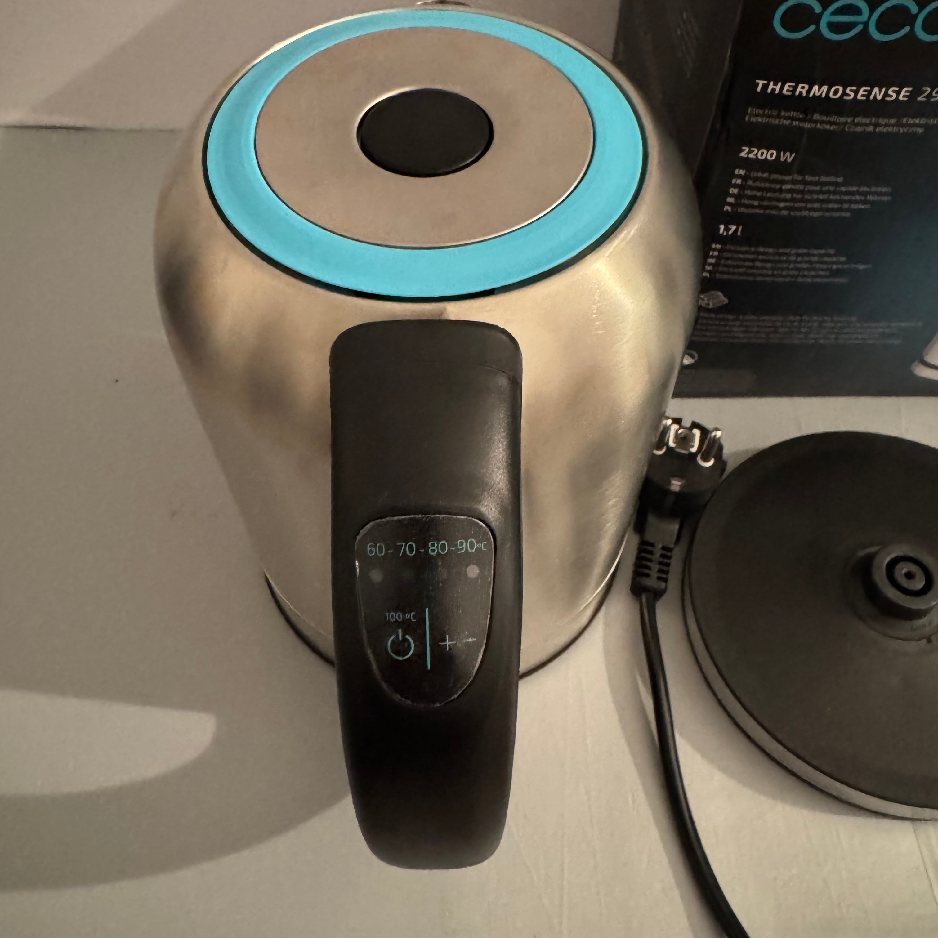 Hervidor Cecotec ThermoSense 290 Steel 1,7 L 2200 W