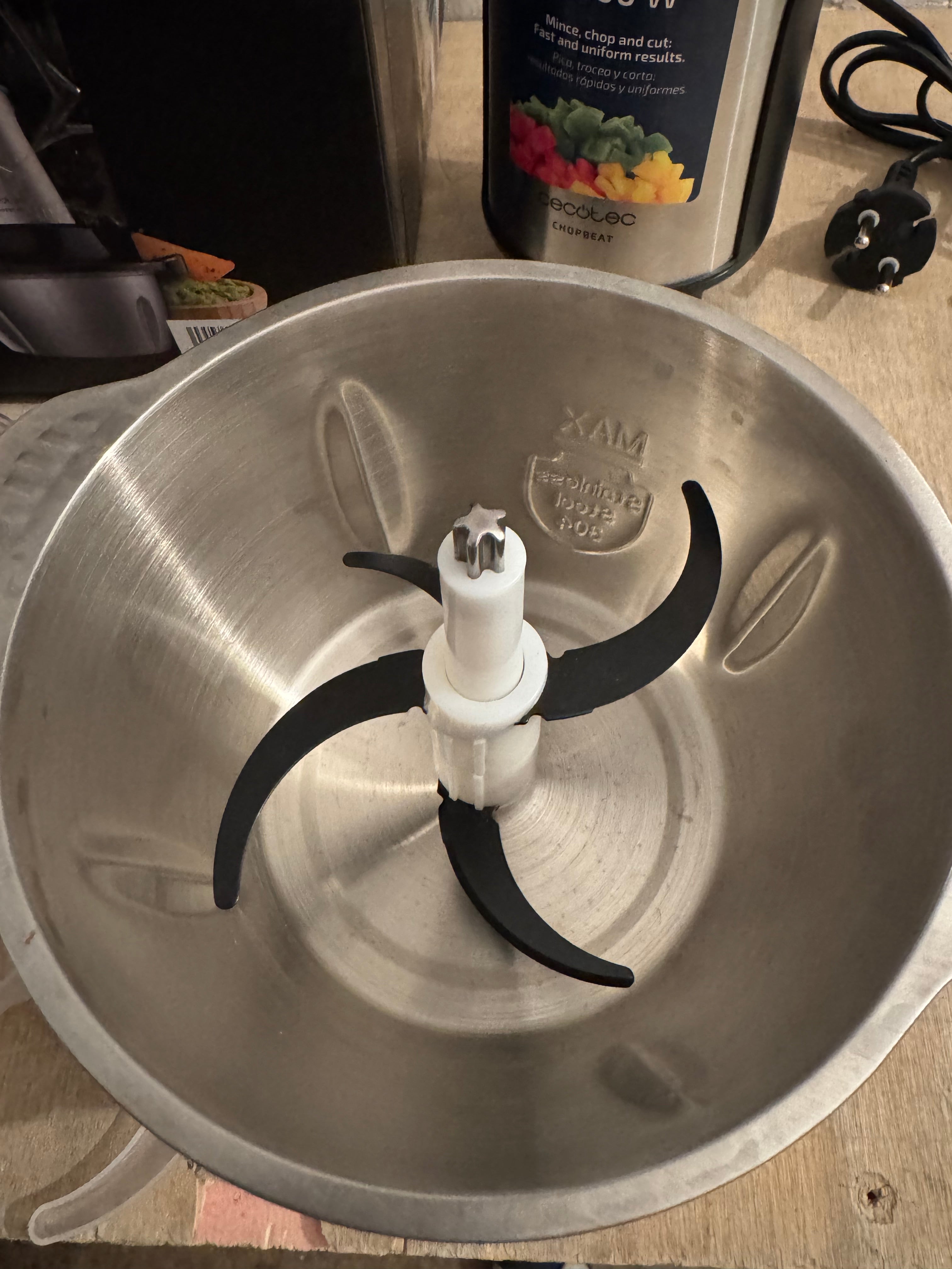 Picadora Cecotec ChopBeat 1500 TitanBlack