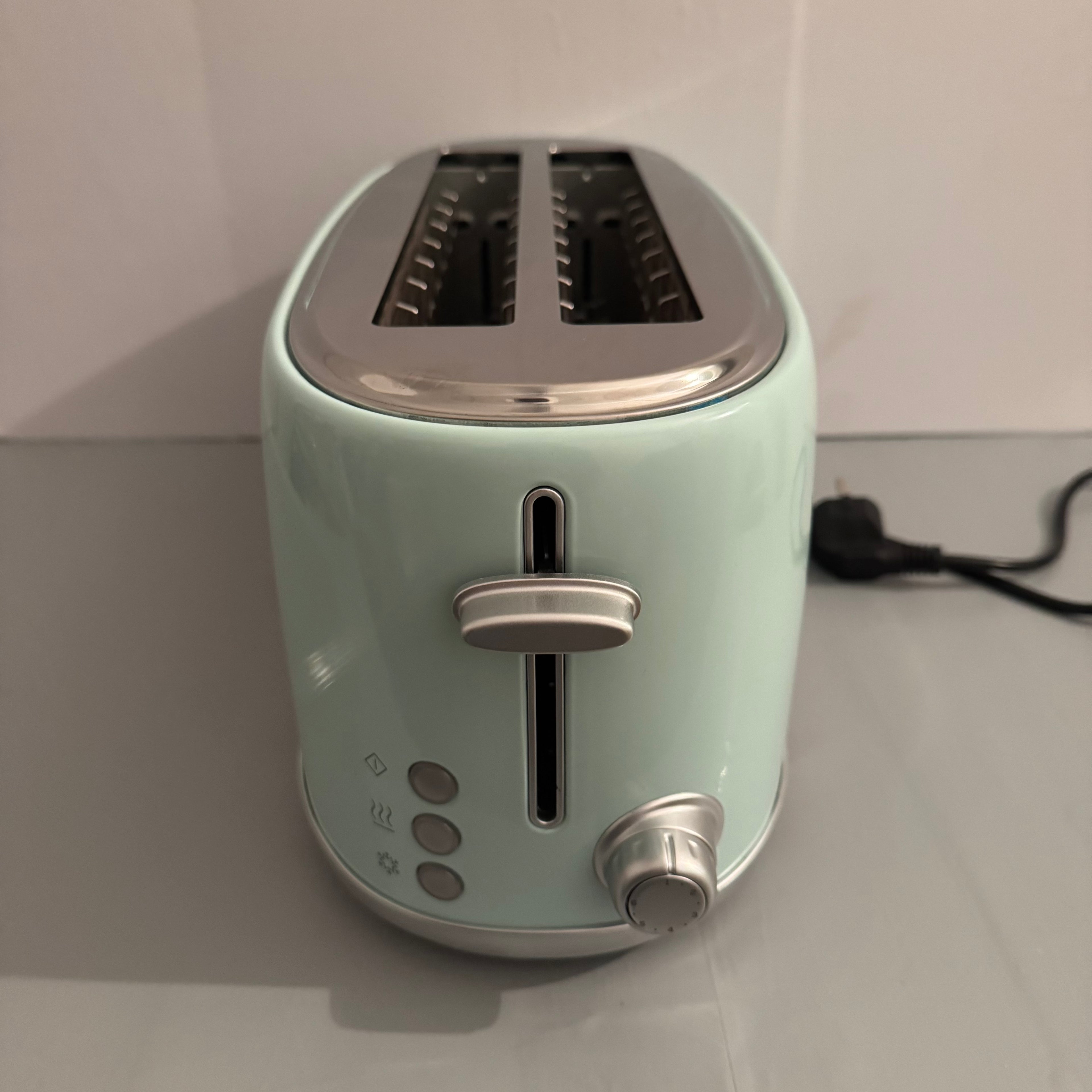 Tostadora Cecotec Toast&Taste 1600 Retro Double Blue 4 rebanadas