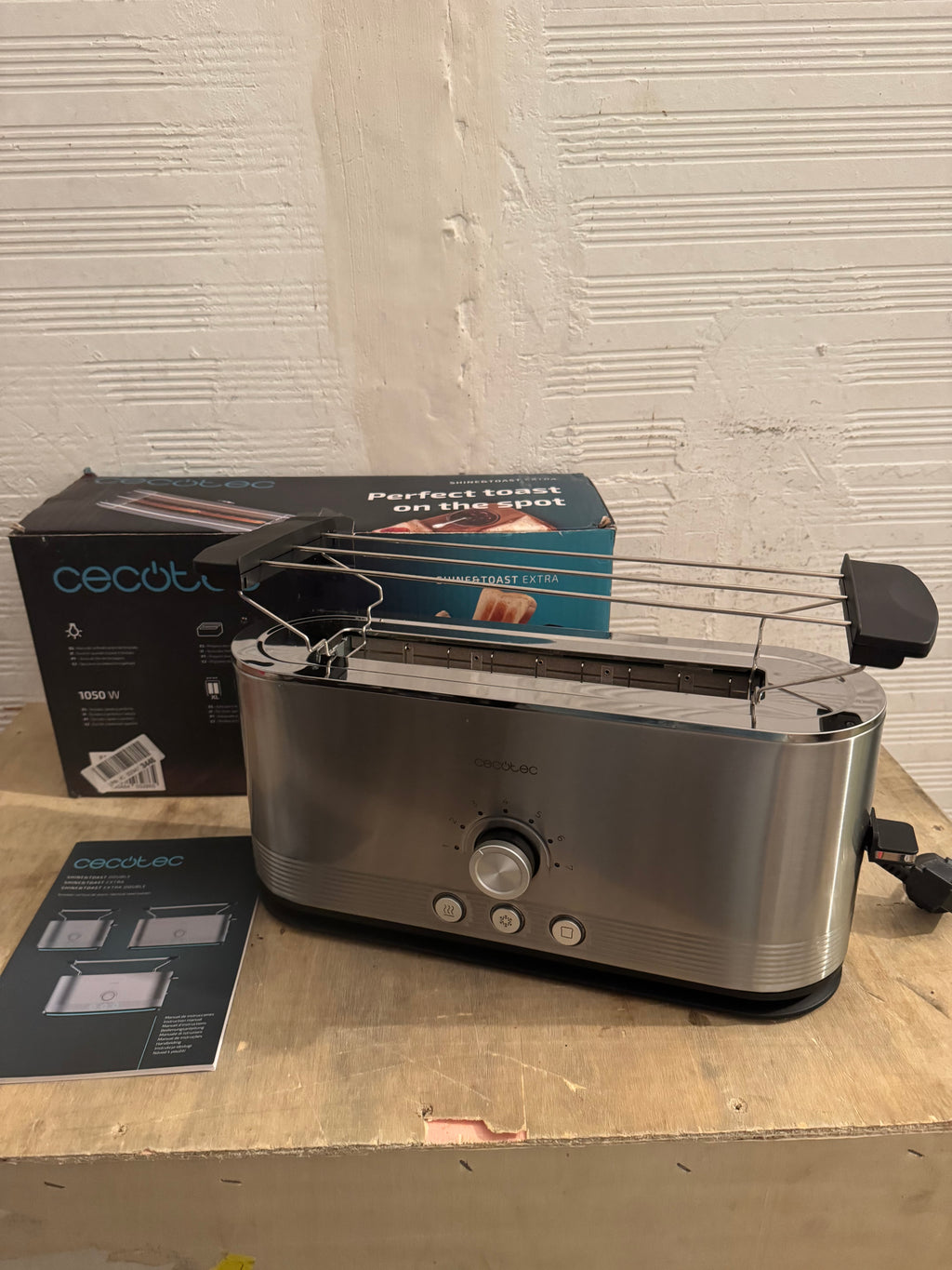 Tostadora vertical Cecotec Shine&Toast Extra