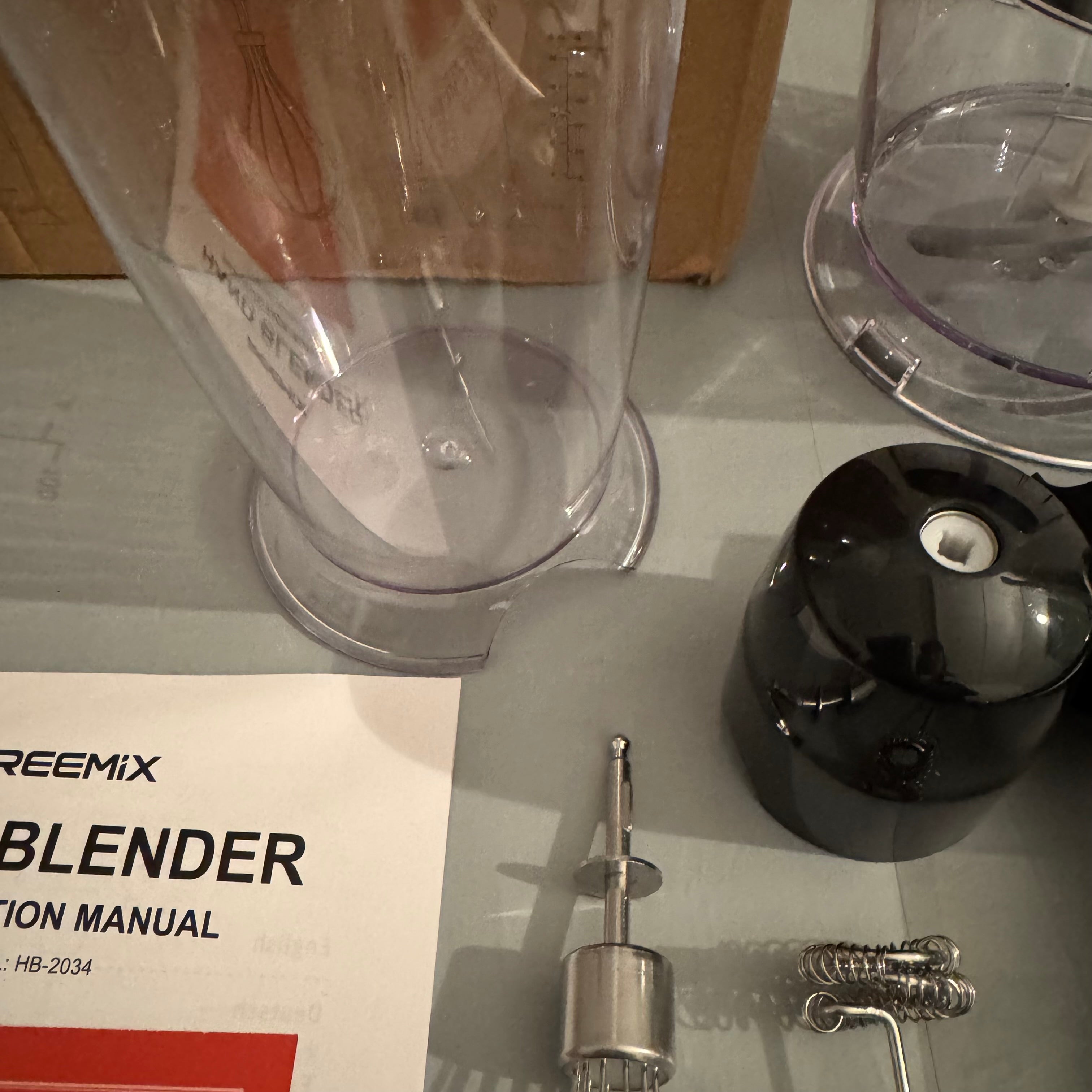 Batidora de mano 5 en 1 acero inoxidable 1000 W