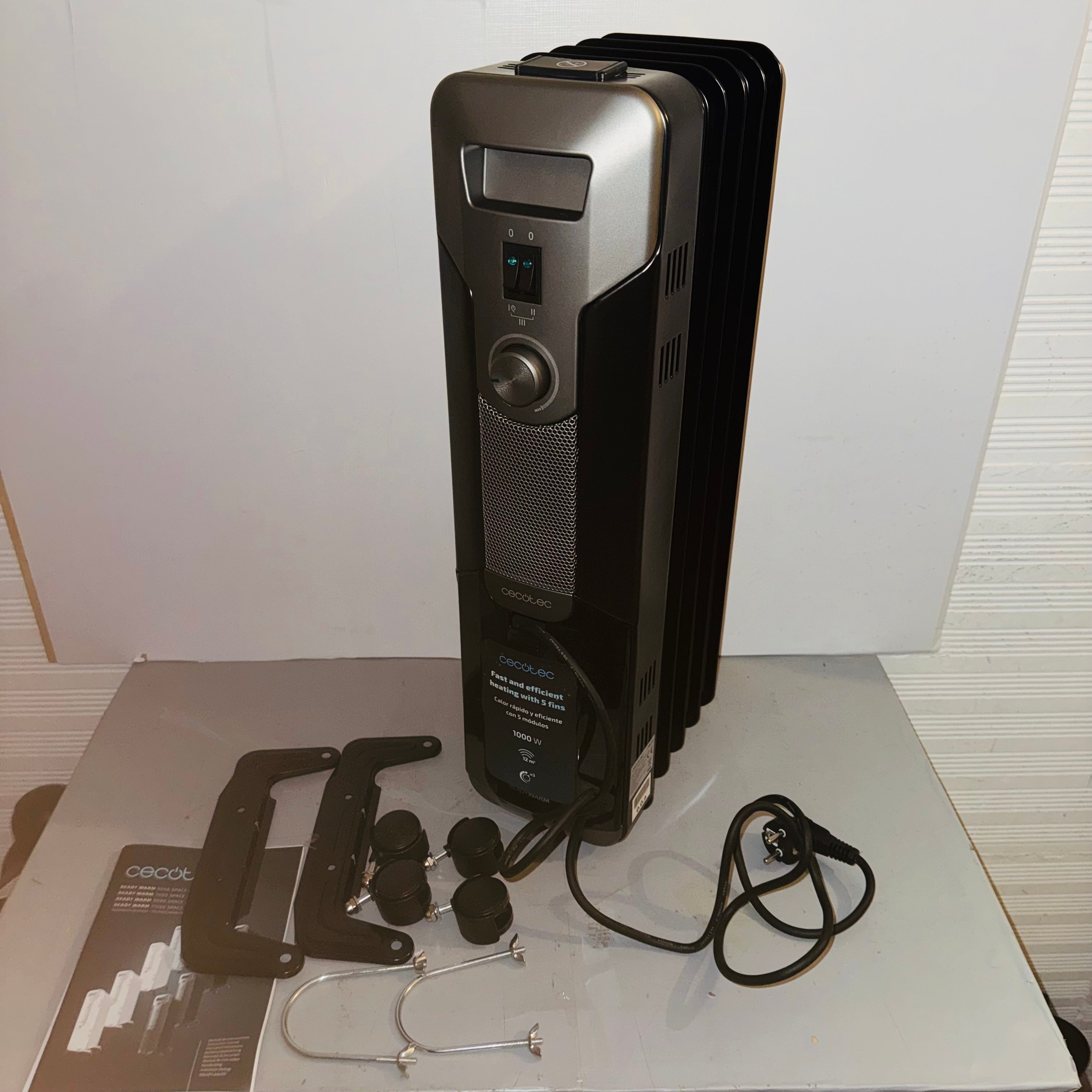 Radiador aceite Cecotec ReadyWarm 5000 Space Black