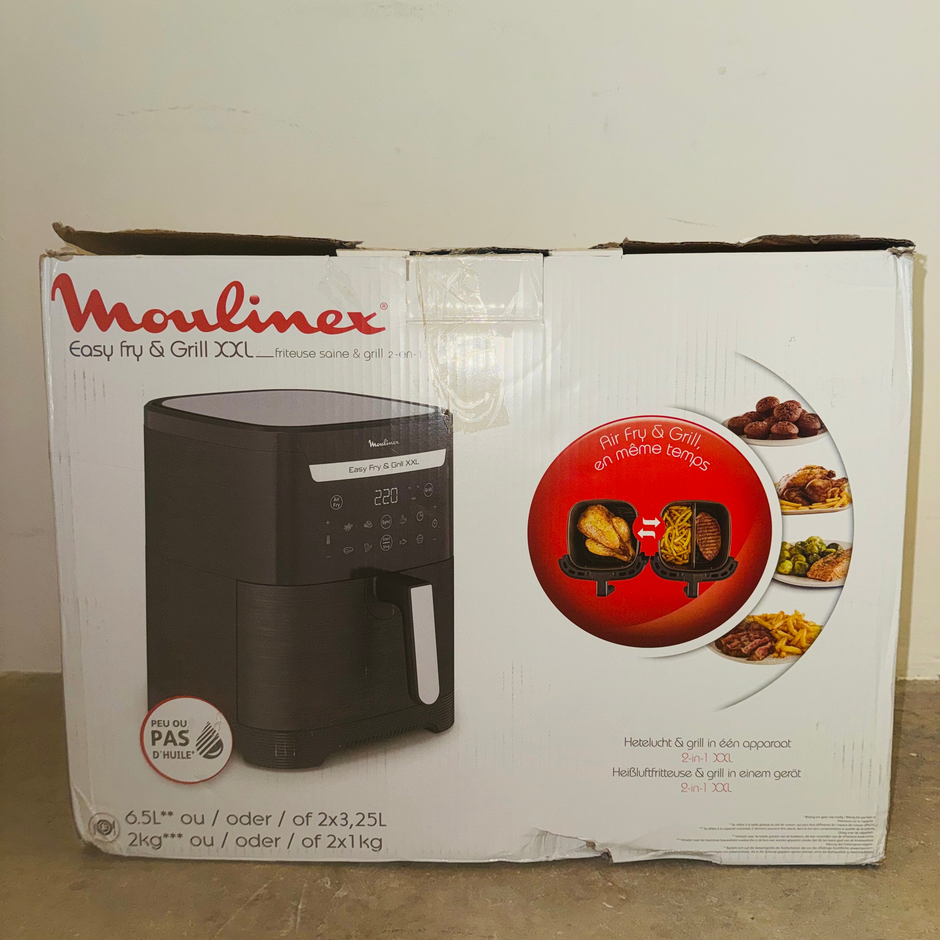 Freidora de aire Moulinex Easy Fry Grill EZ8018