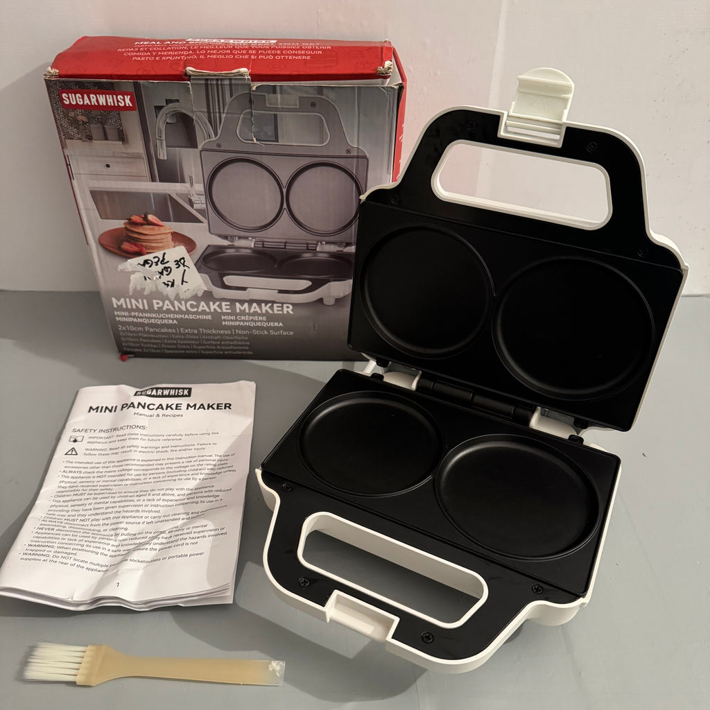 Mini crepera eléctrica SugarWhisk blanca