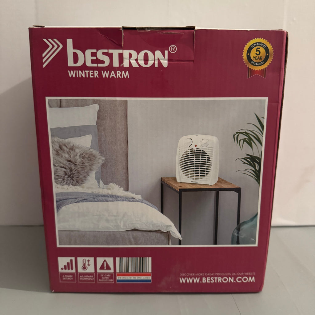 Calefactor Bestron termoventilador 2000W blanco