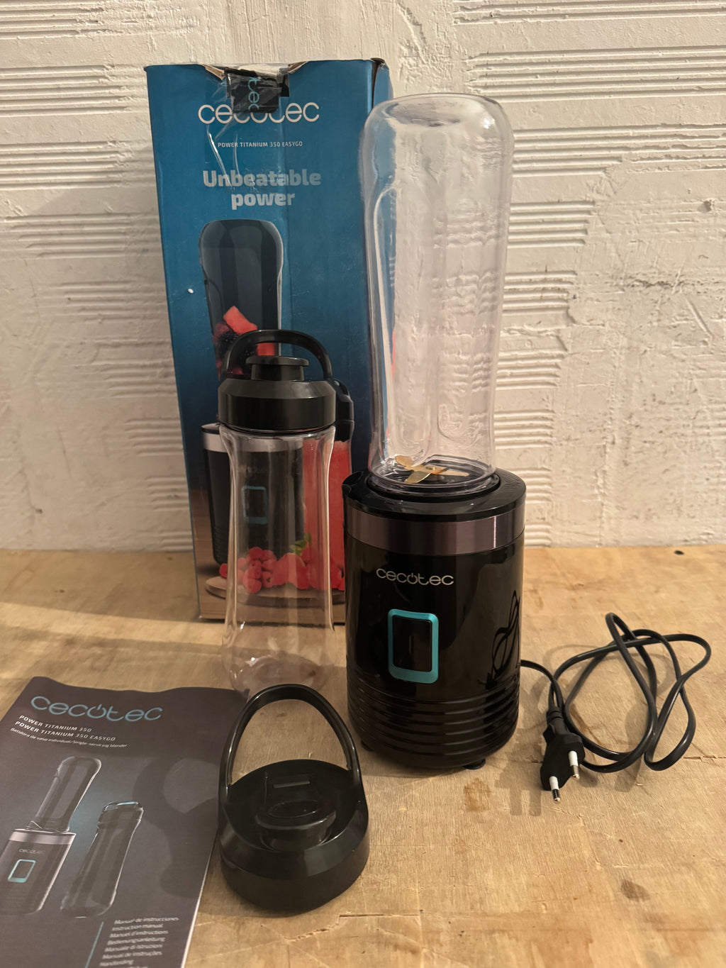 Batidora portátil Cecotec Power Titanium 350 EasyGo