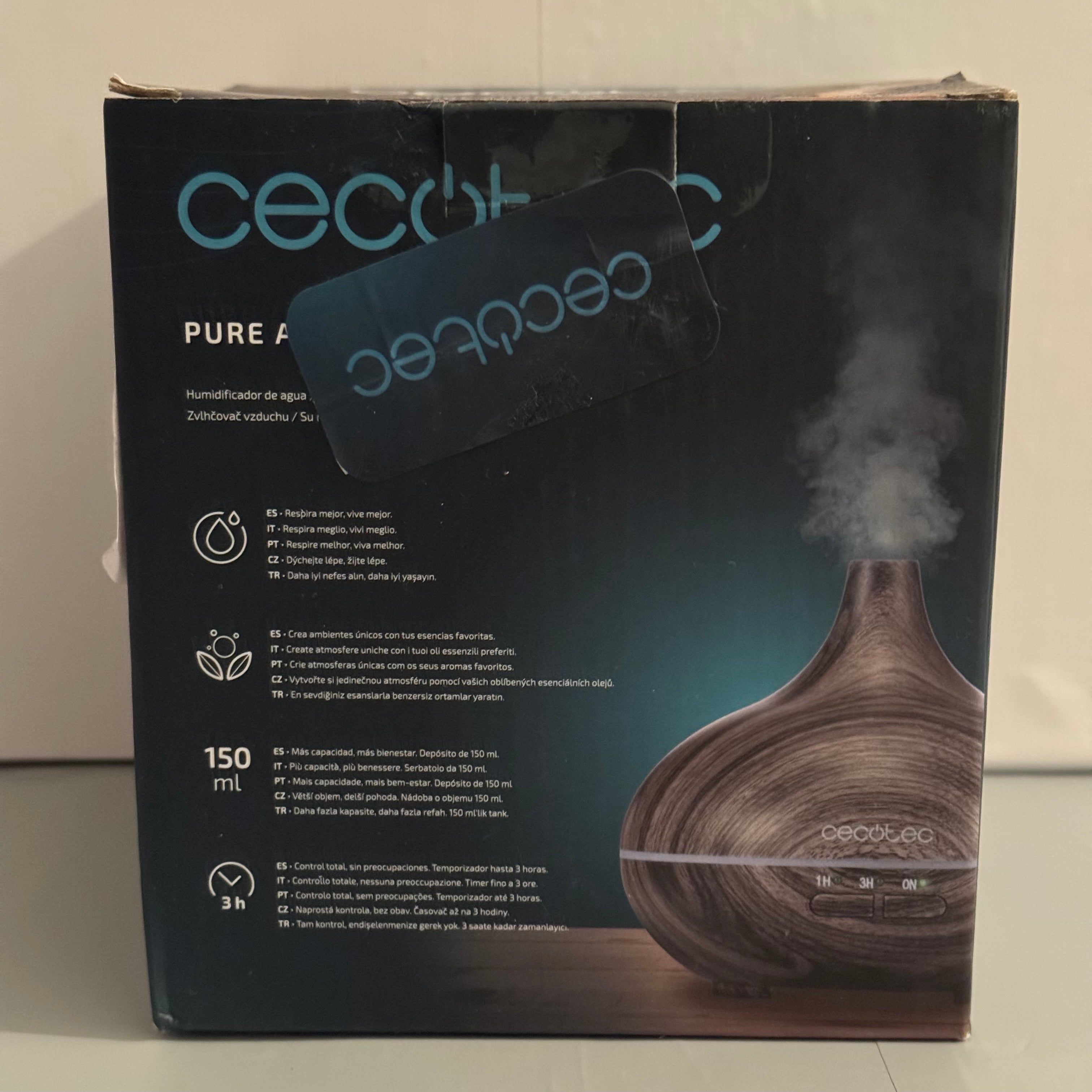 Humidificador difusor Cecotec Pure Aroma 150 Yin Grey