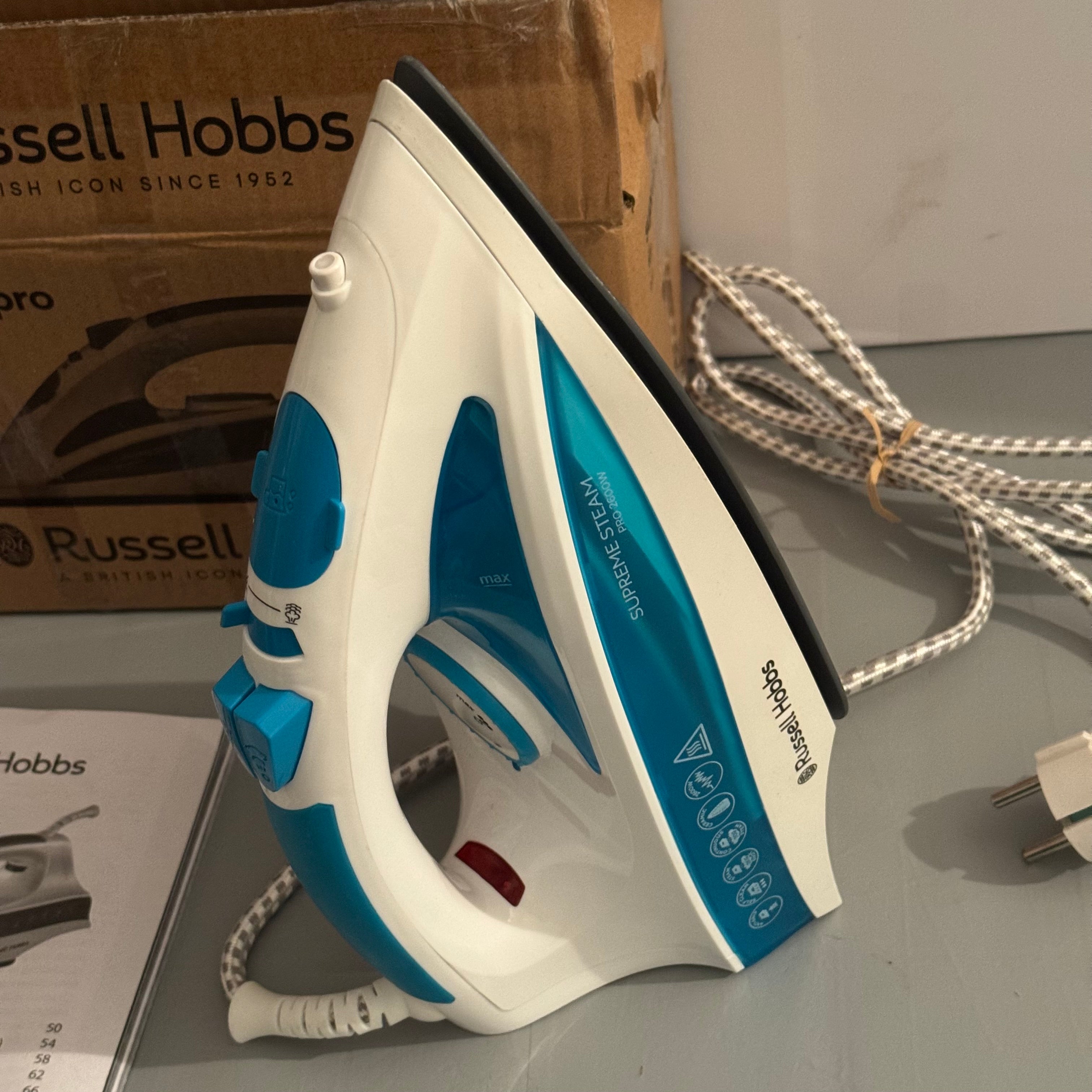 Plancha de vapor Russell Hobbs Steam Glide Professional 2600W 210g