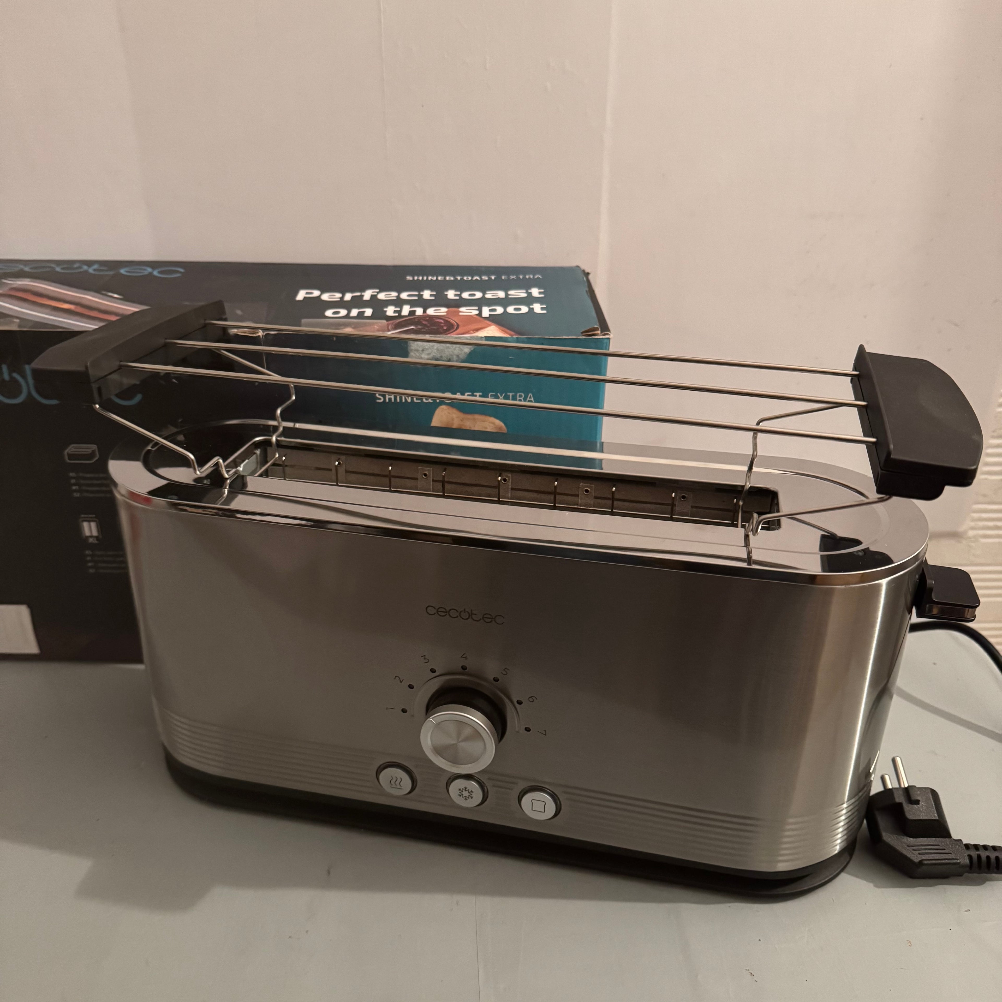 Tostadora Cecotec Shine&Toast Extra ranura larga