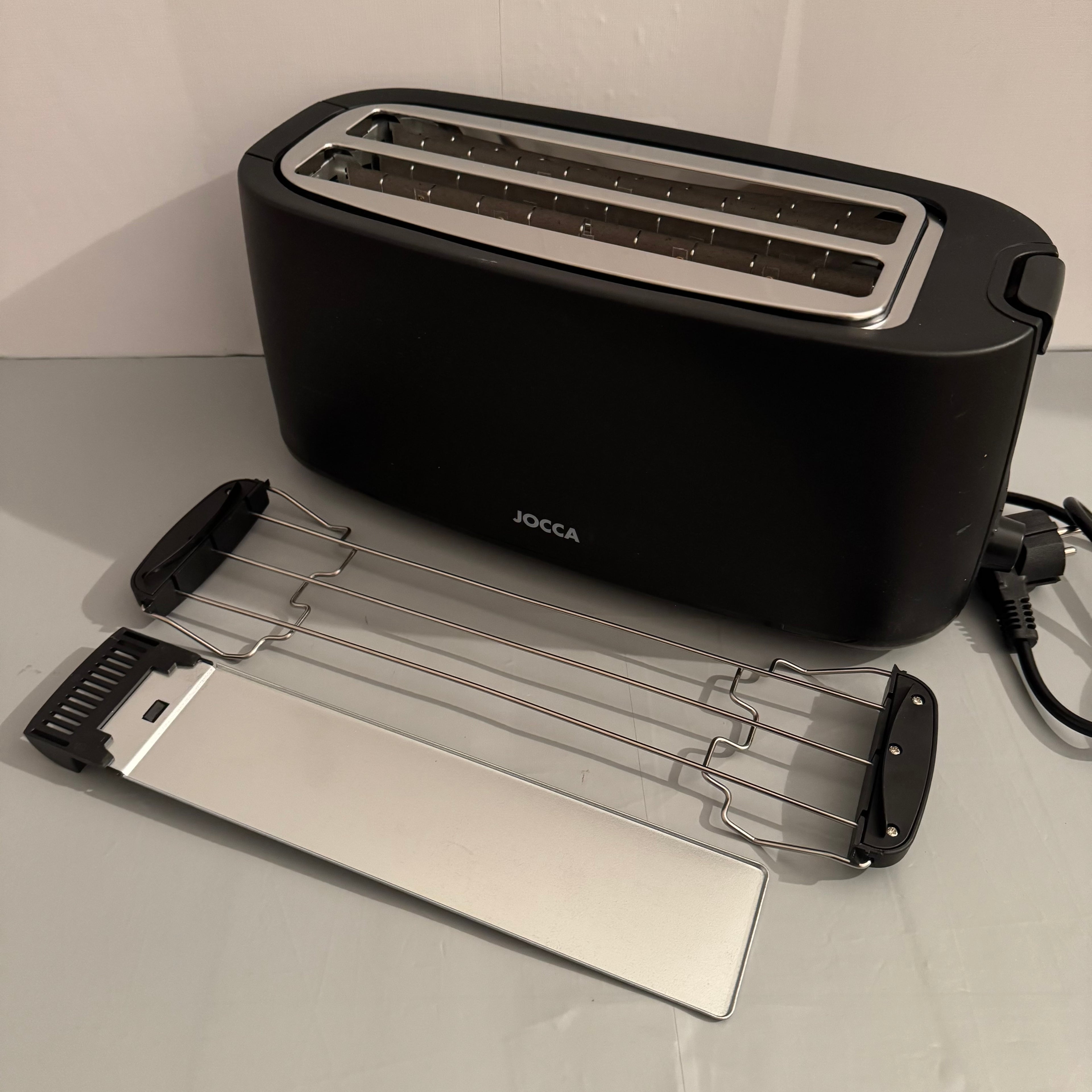 Tostadora Jocca Nature 4 rebanadas negro