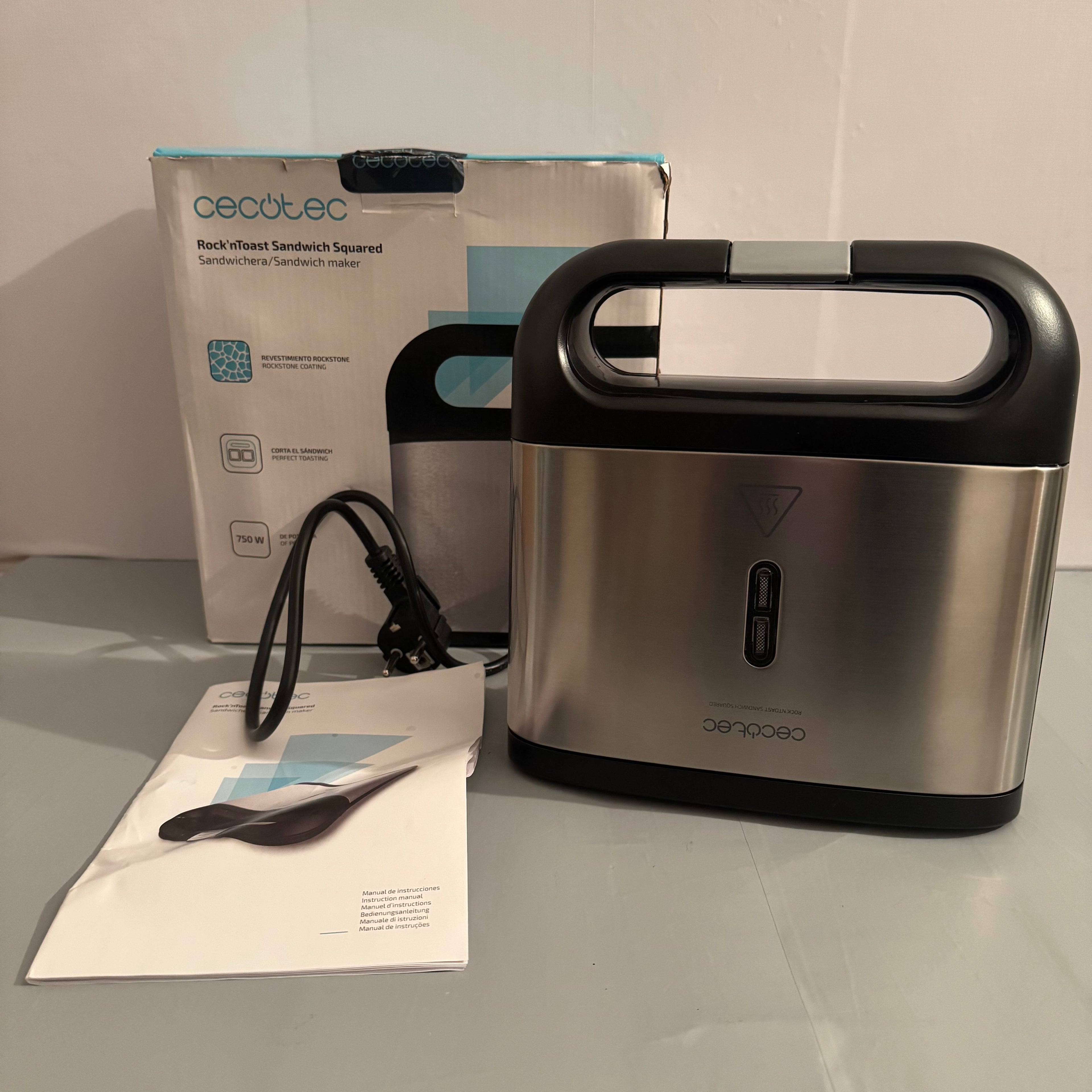Sandwichera Cecotec Rock’nToast Squared