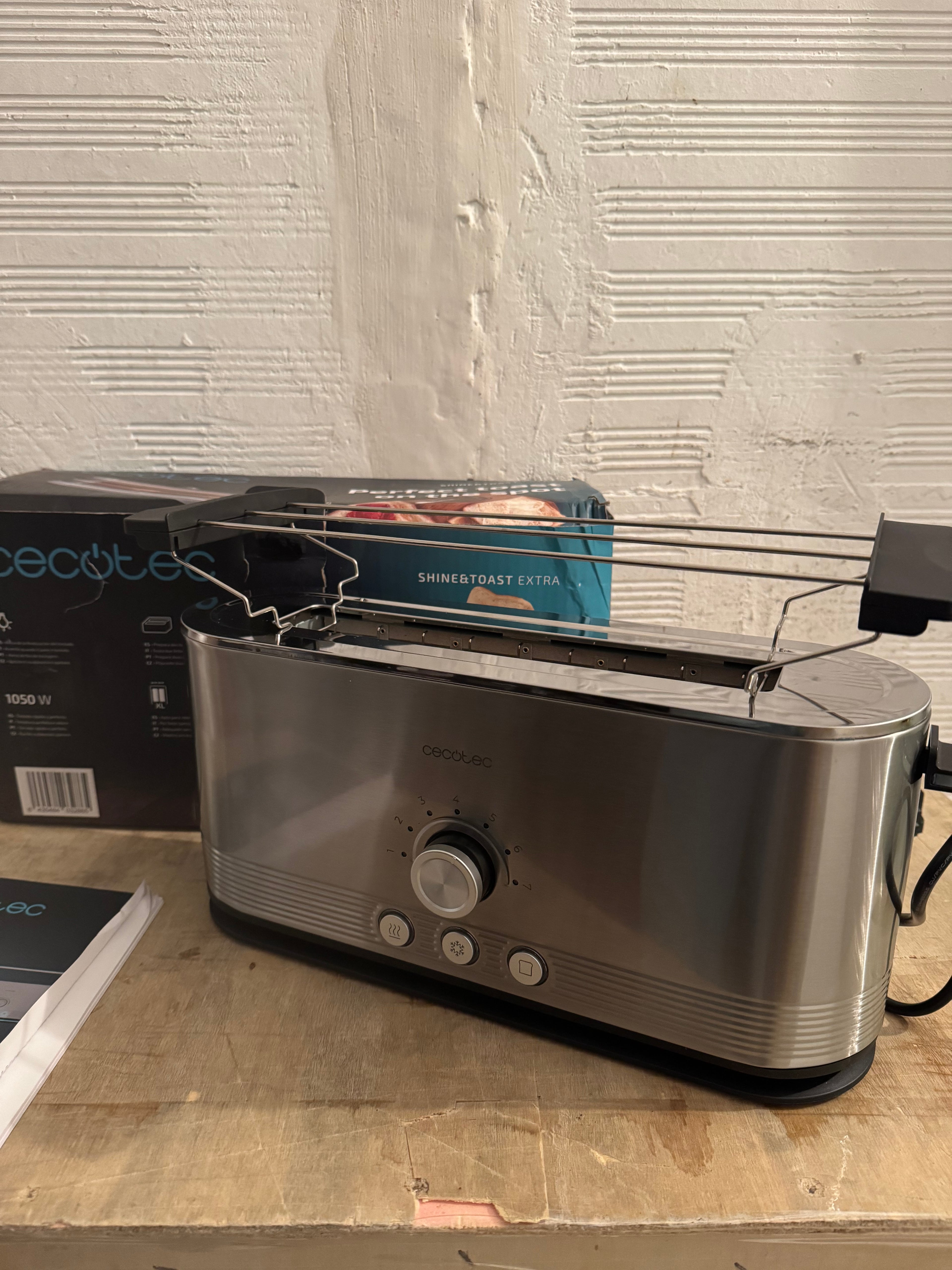 Tostadora vertical Cecotec Shine&Toast Extra