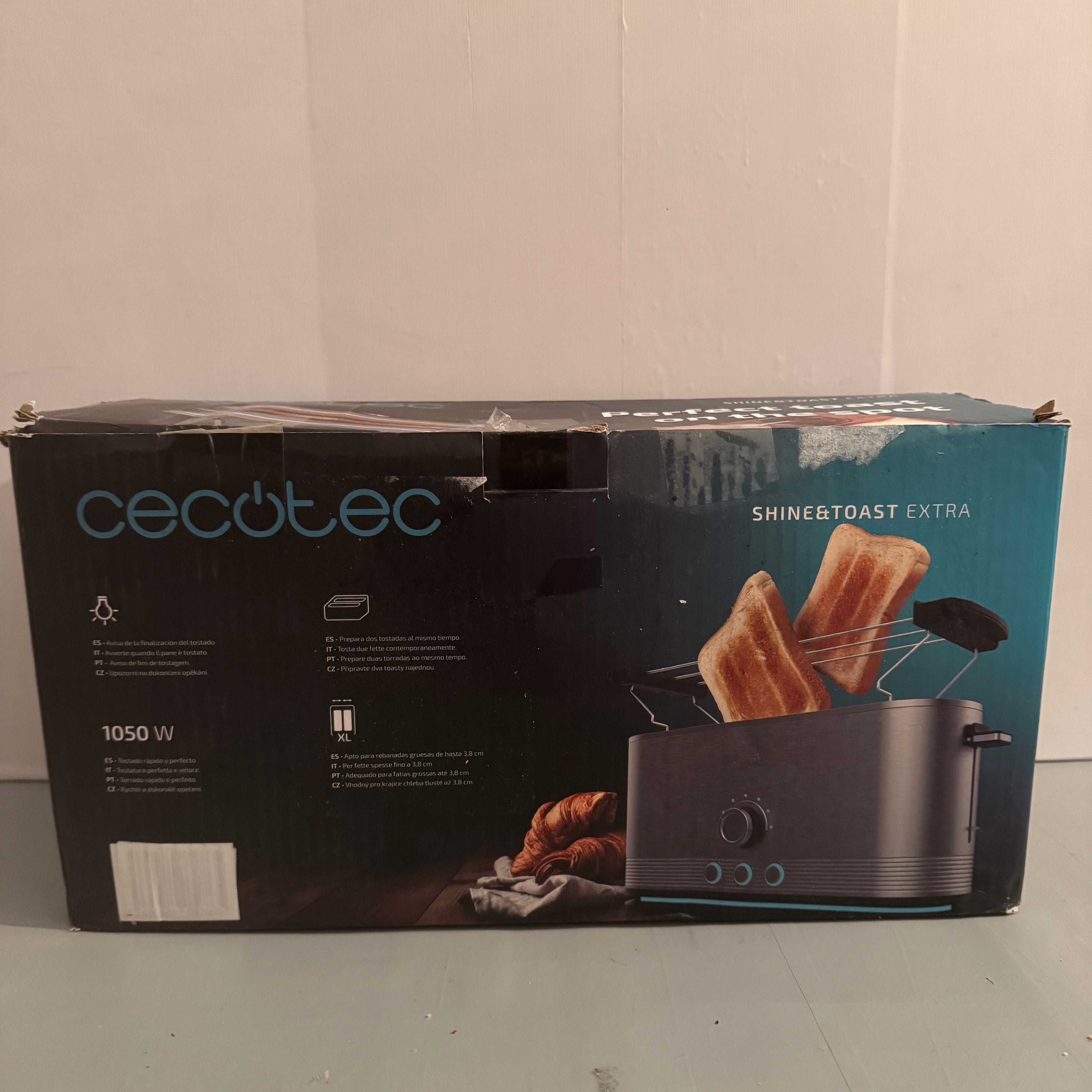 Tostadora Cecotec Shine&Toast Extra ranura larga