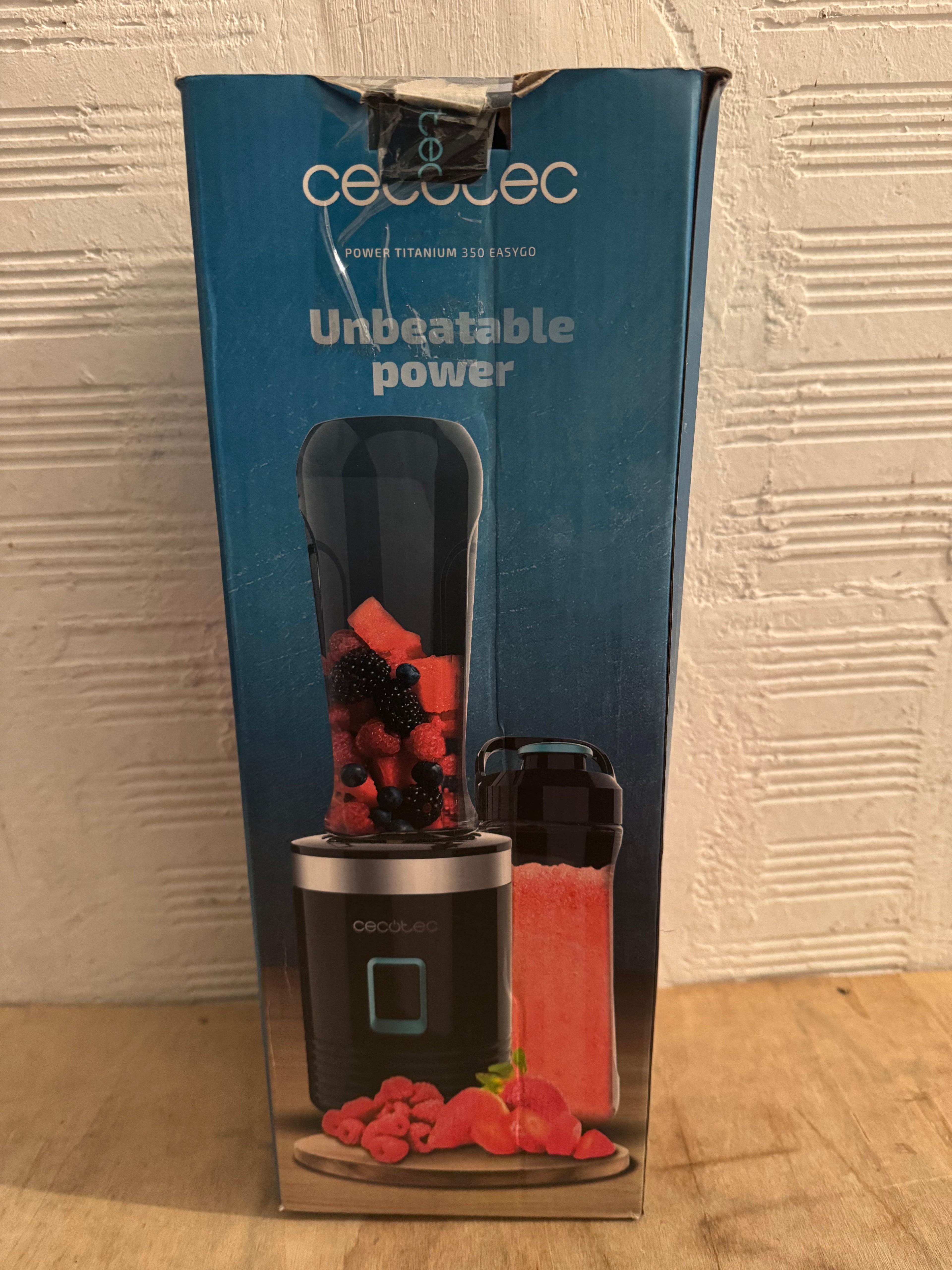 Batidora portátil Cecotec Power Titanium 350 EasyGo