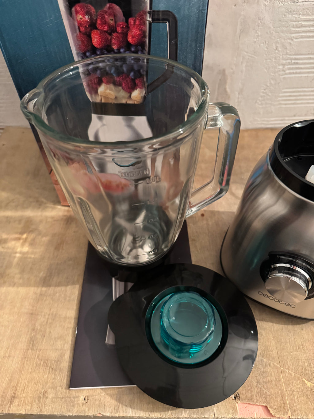 Batidora vaso Cecotec Power Black Titanium 1800MAX