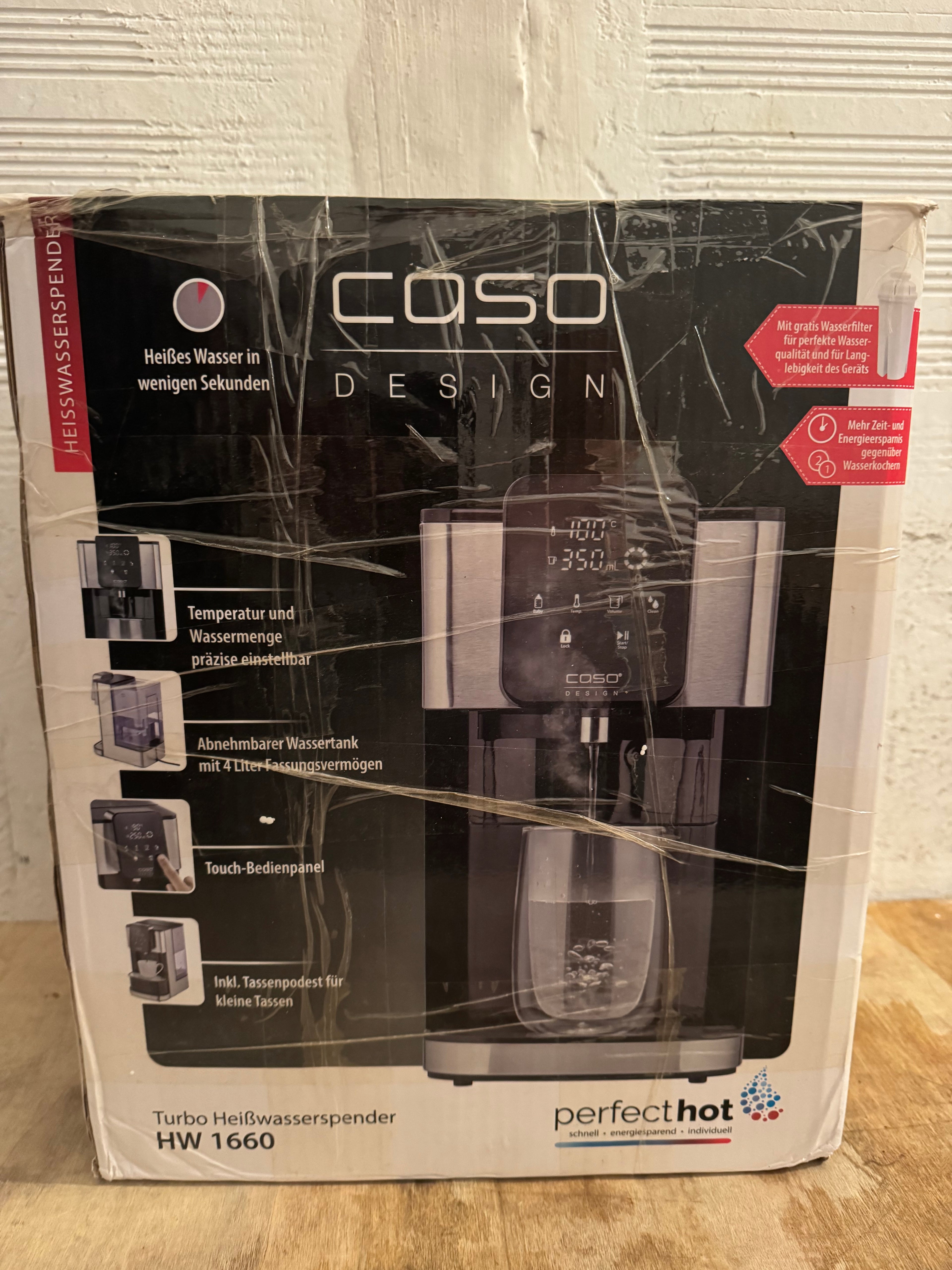 Hervidor dispensador agua caliente Caso HW 1660