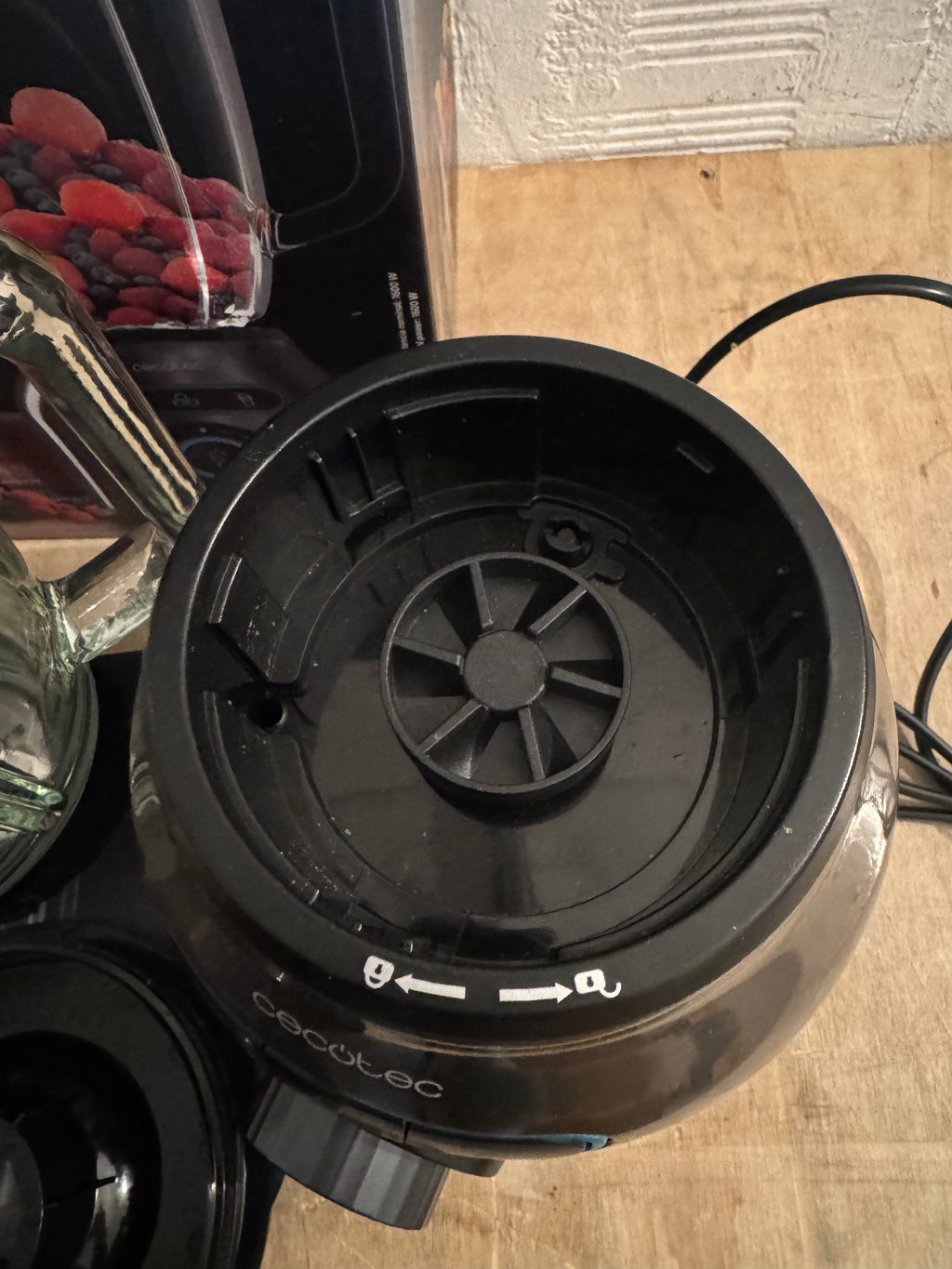 Batidora vaso Cecotec Power Black Titanium 2500MAX