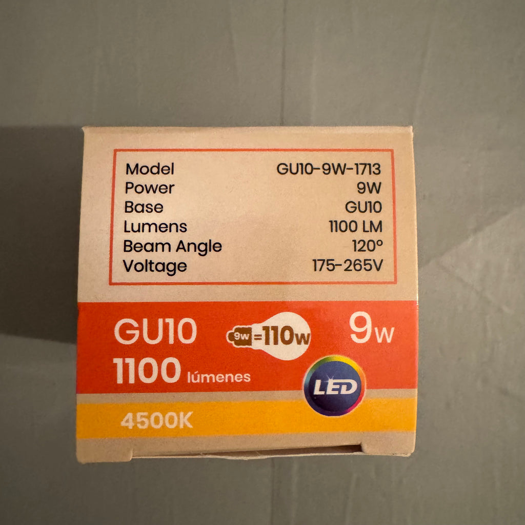 Pack 5 bombillas LED ATOMANT GU10 9W 4500K 1100 lm