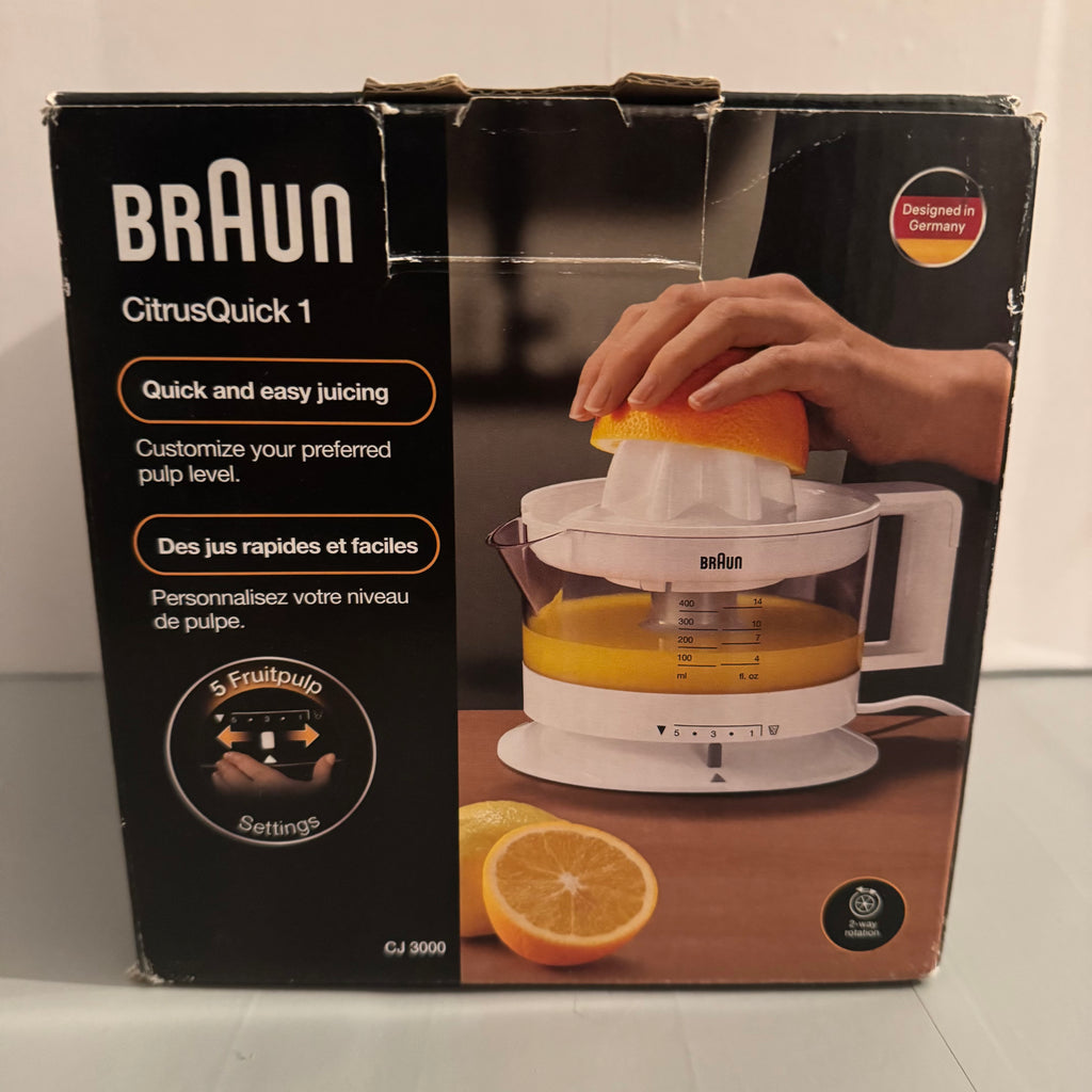 Exprimidor Braun CJ3000 350 ml 20 W blanco