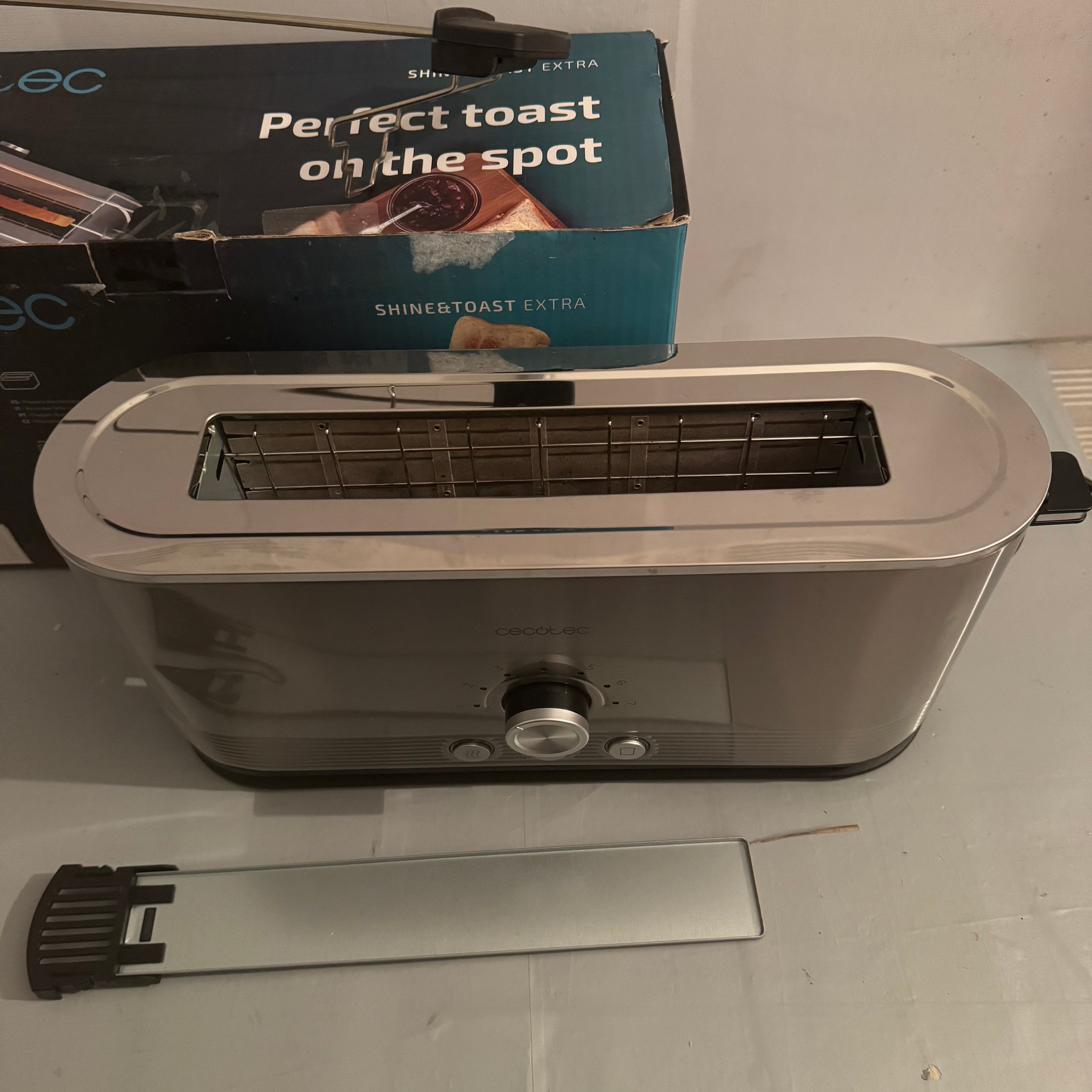 Tostadora Cecotec Shine&Toast Extra ranura larga