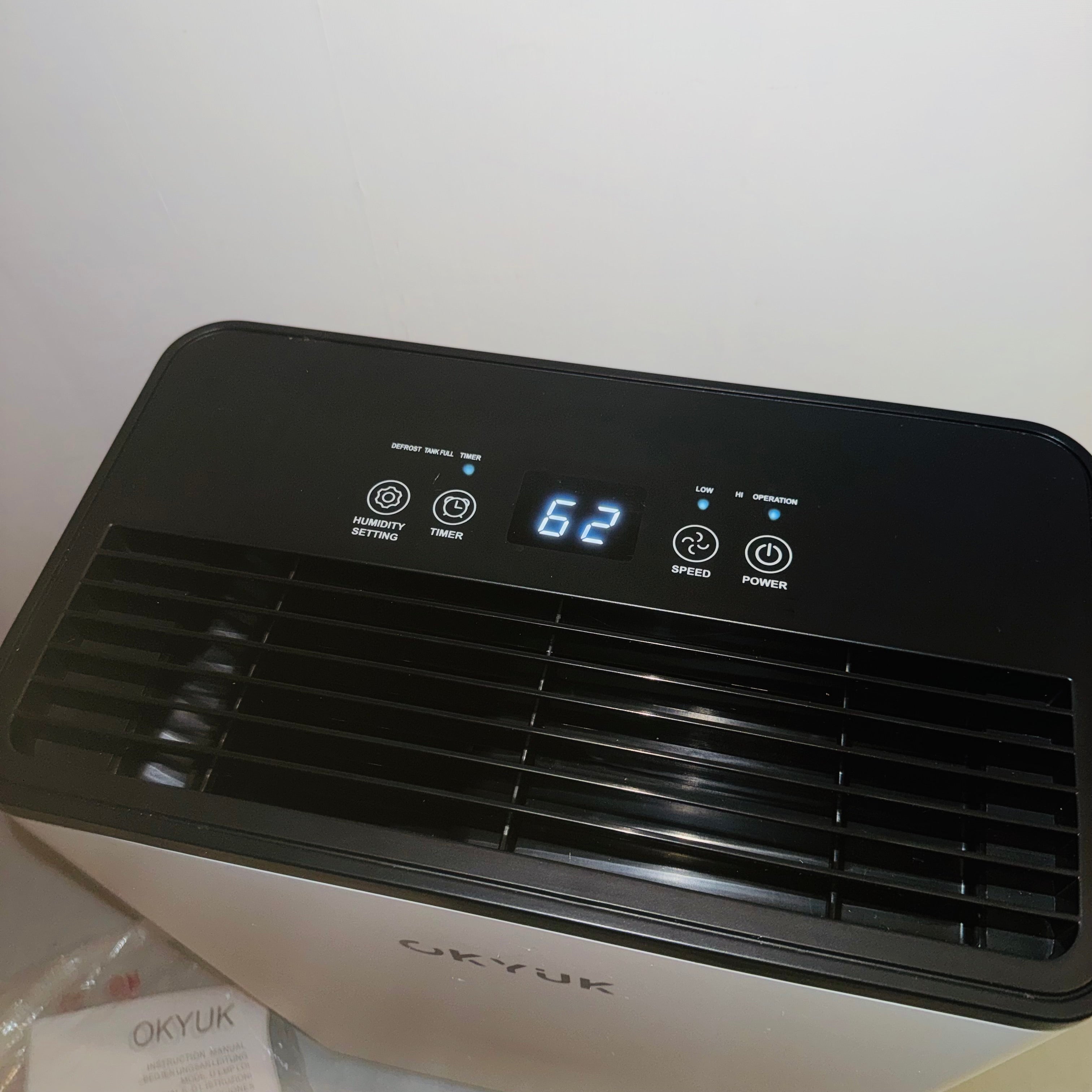 Deshumidificador 12L con Indicador Digital