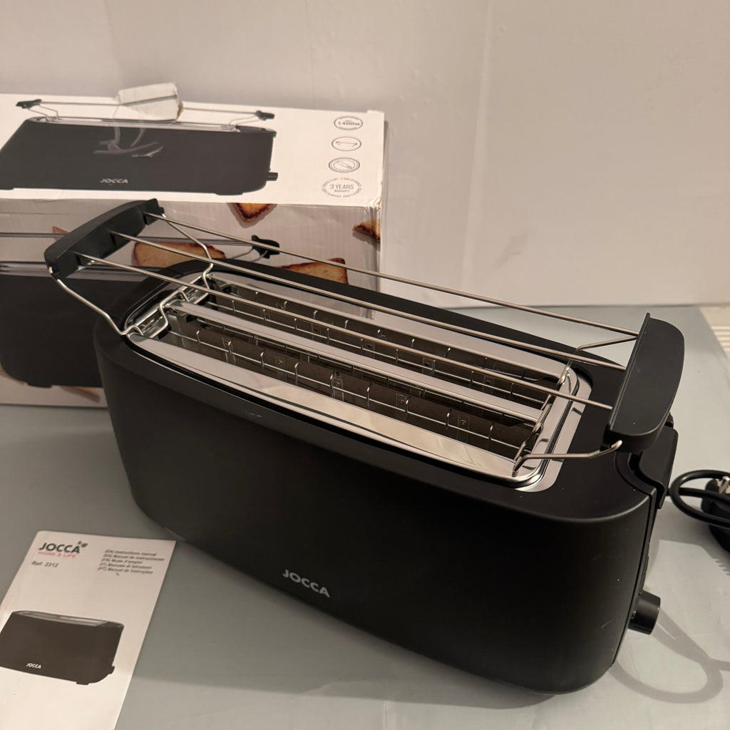 Tostadora Jocca Nature 4 rebanadas negro