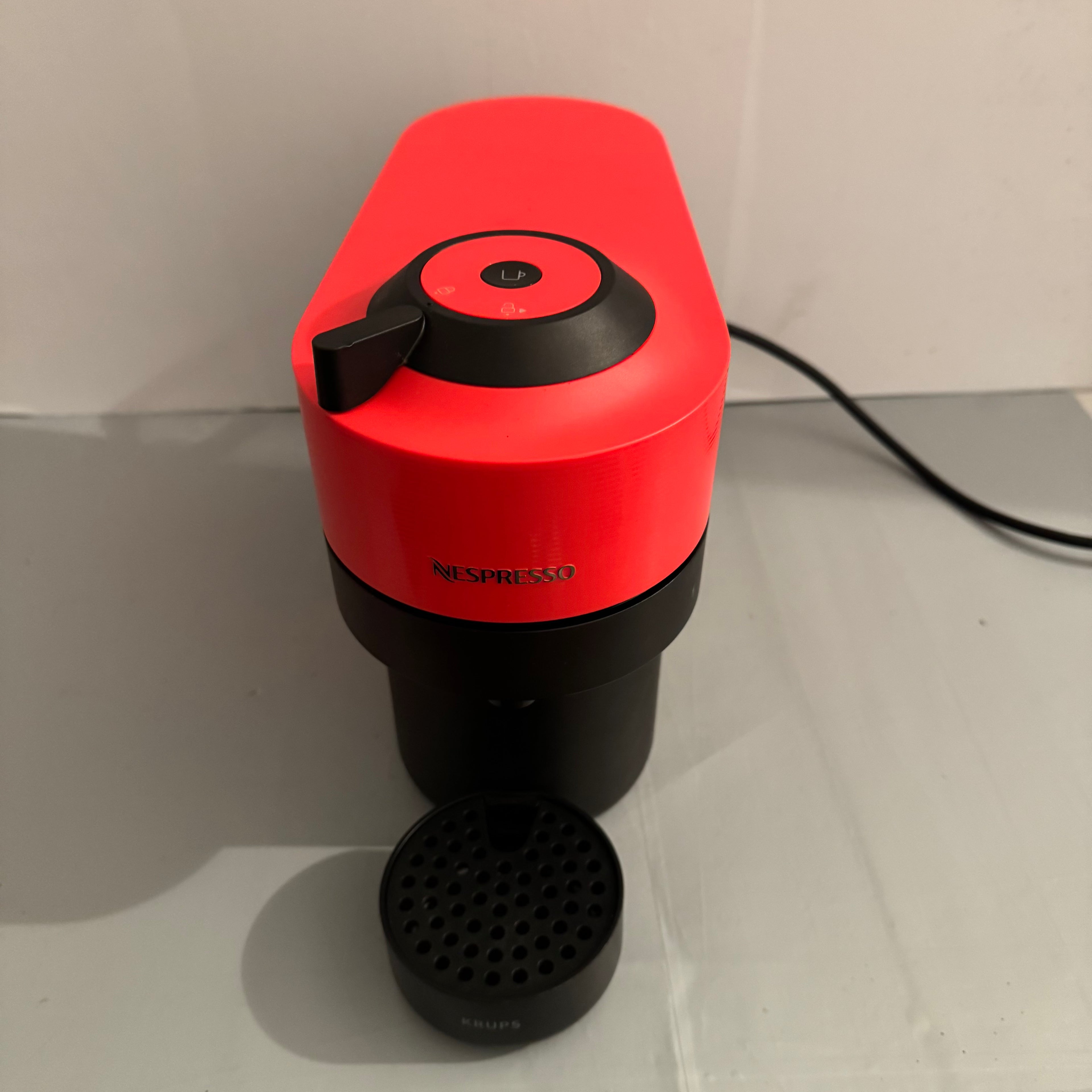 Cafetera de cápsulas Krups Nespresso Vertuo Pop XN9205 Spicy Red