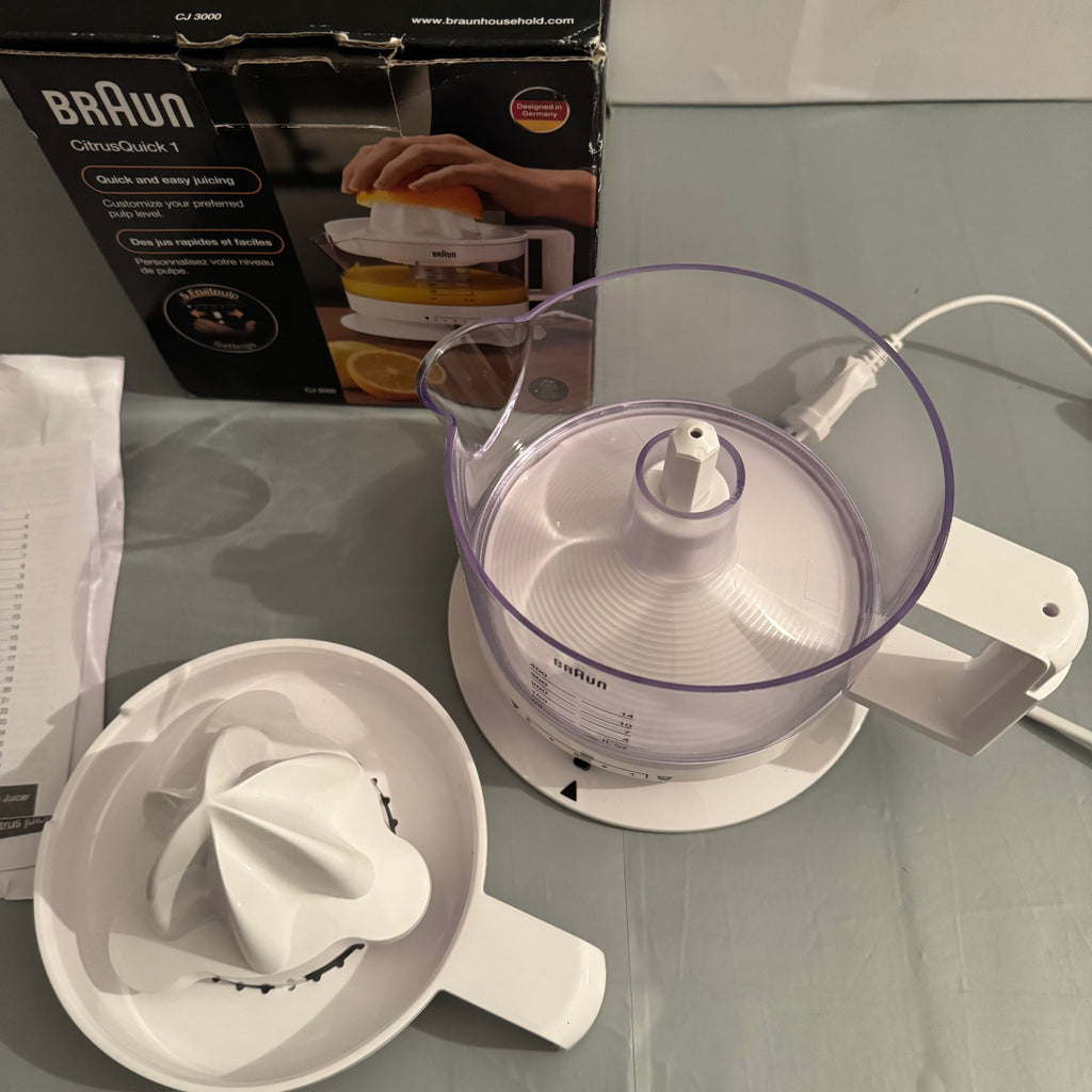 Exprimidor Braun CJ3000 350 ml 20 W blanco
