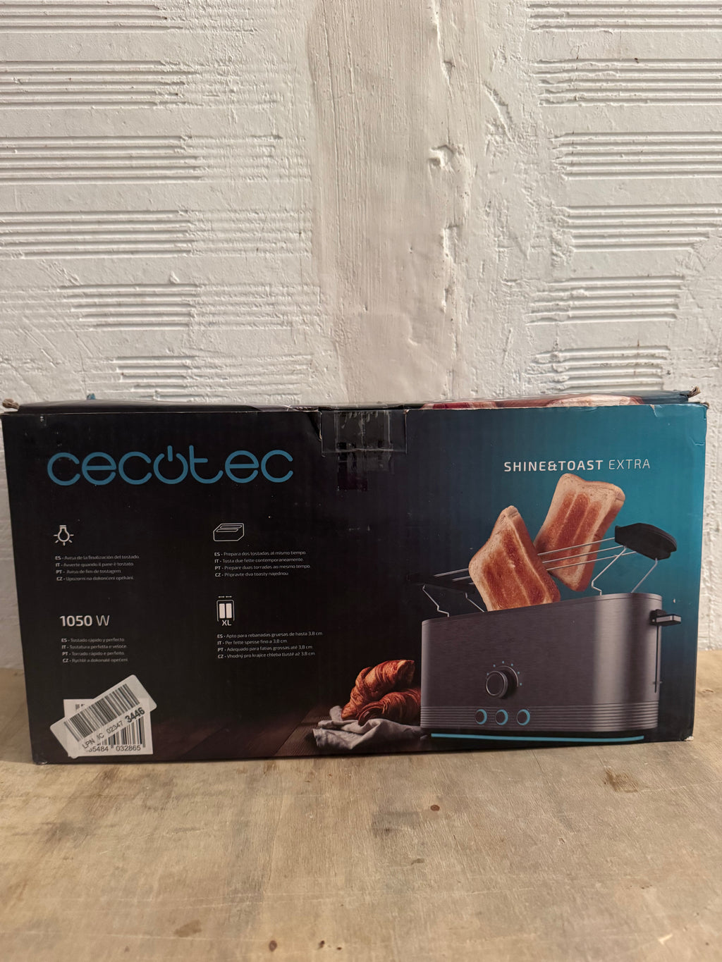 Tostadora vertical Cecotec Shine&Toast Extra