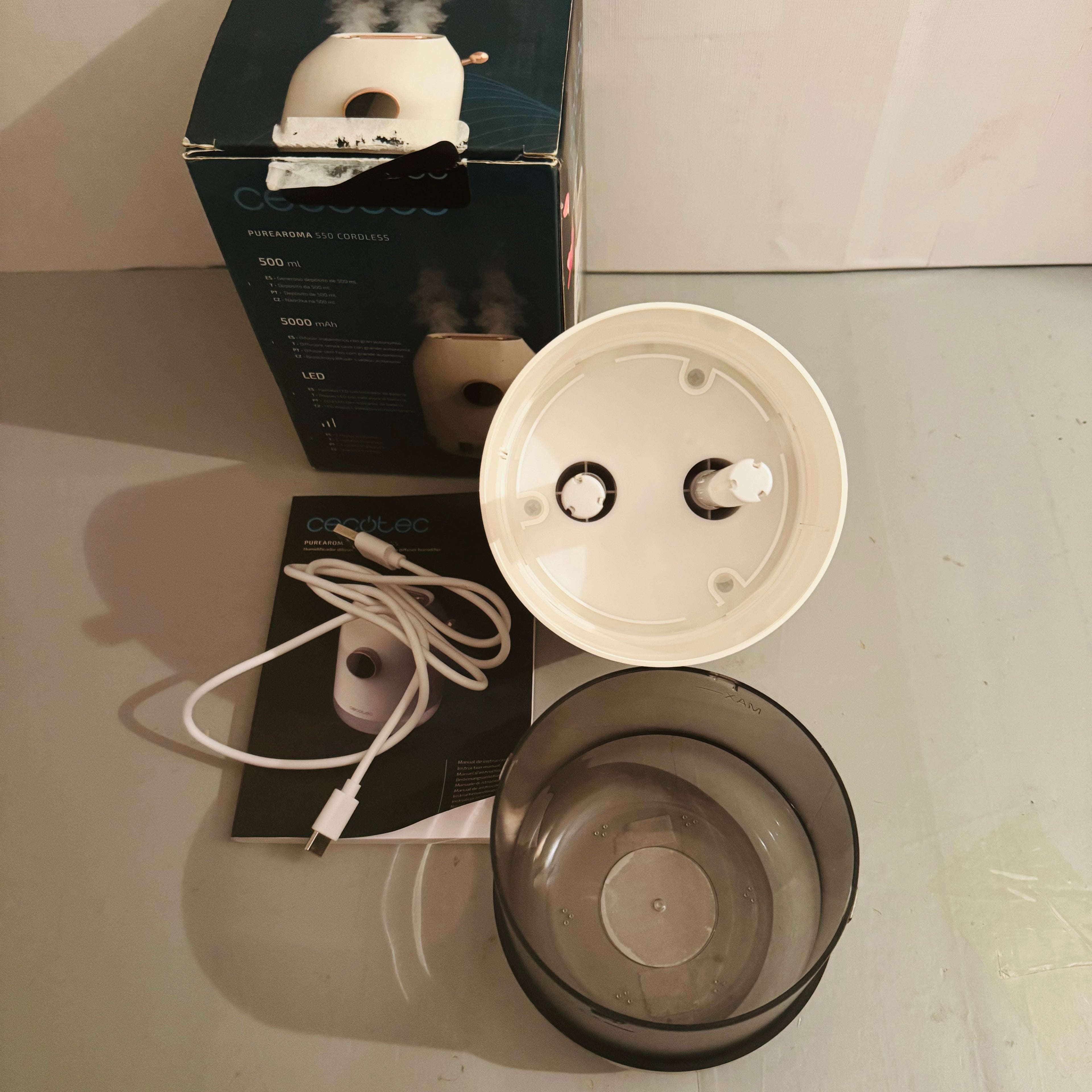 Humidificador Cecotec PureAroma 550 Cordless