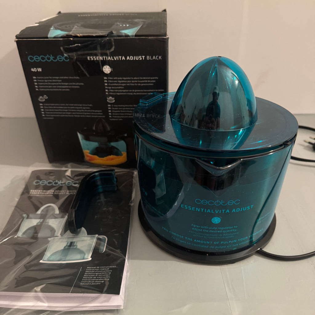 Exprimidor eléctrico Cecotec EssentialVita Adjust Black 40 W