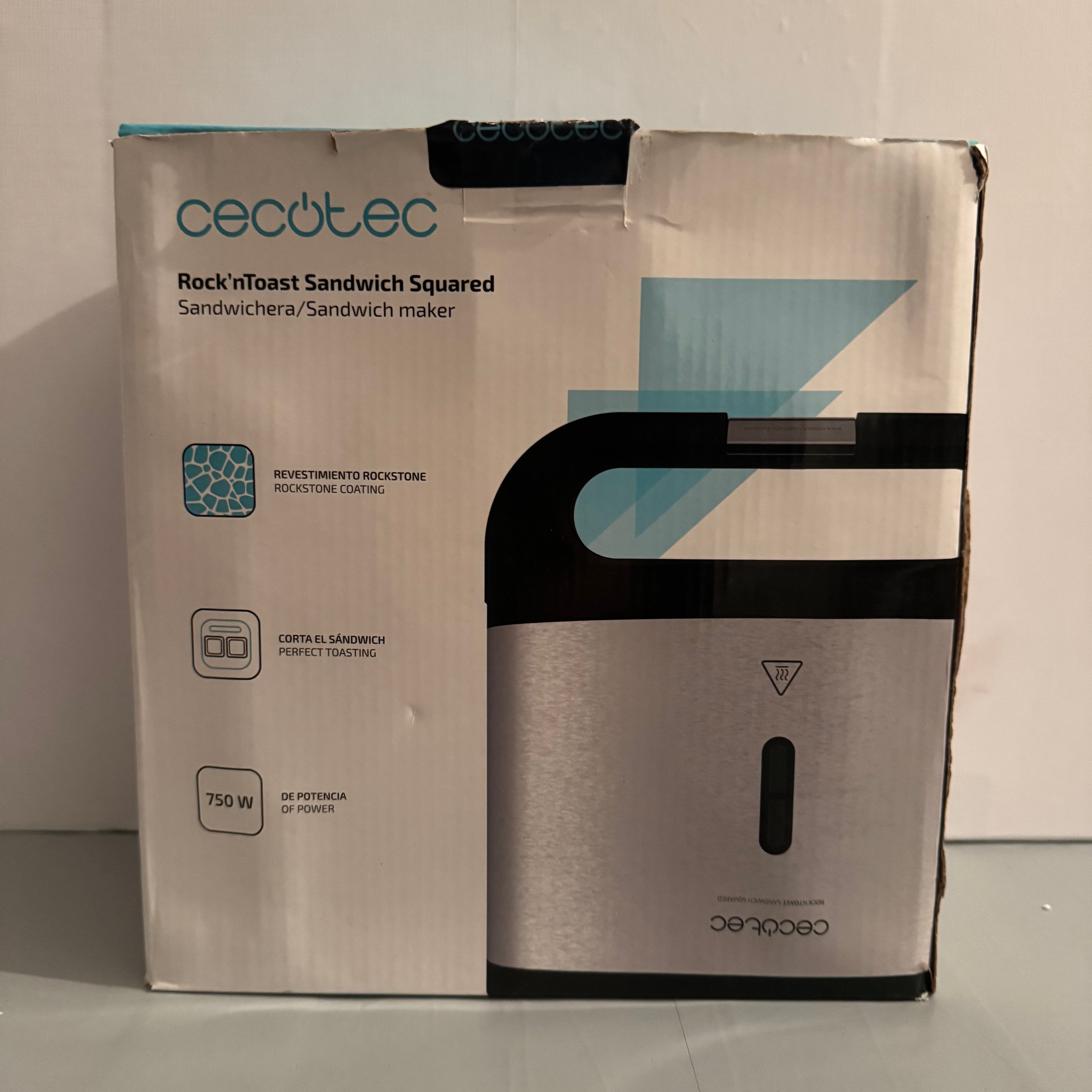 Sandwichera Cecotec Rock’nToast Squared