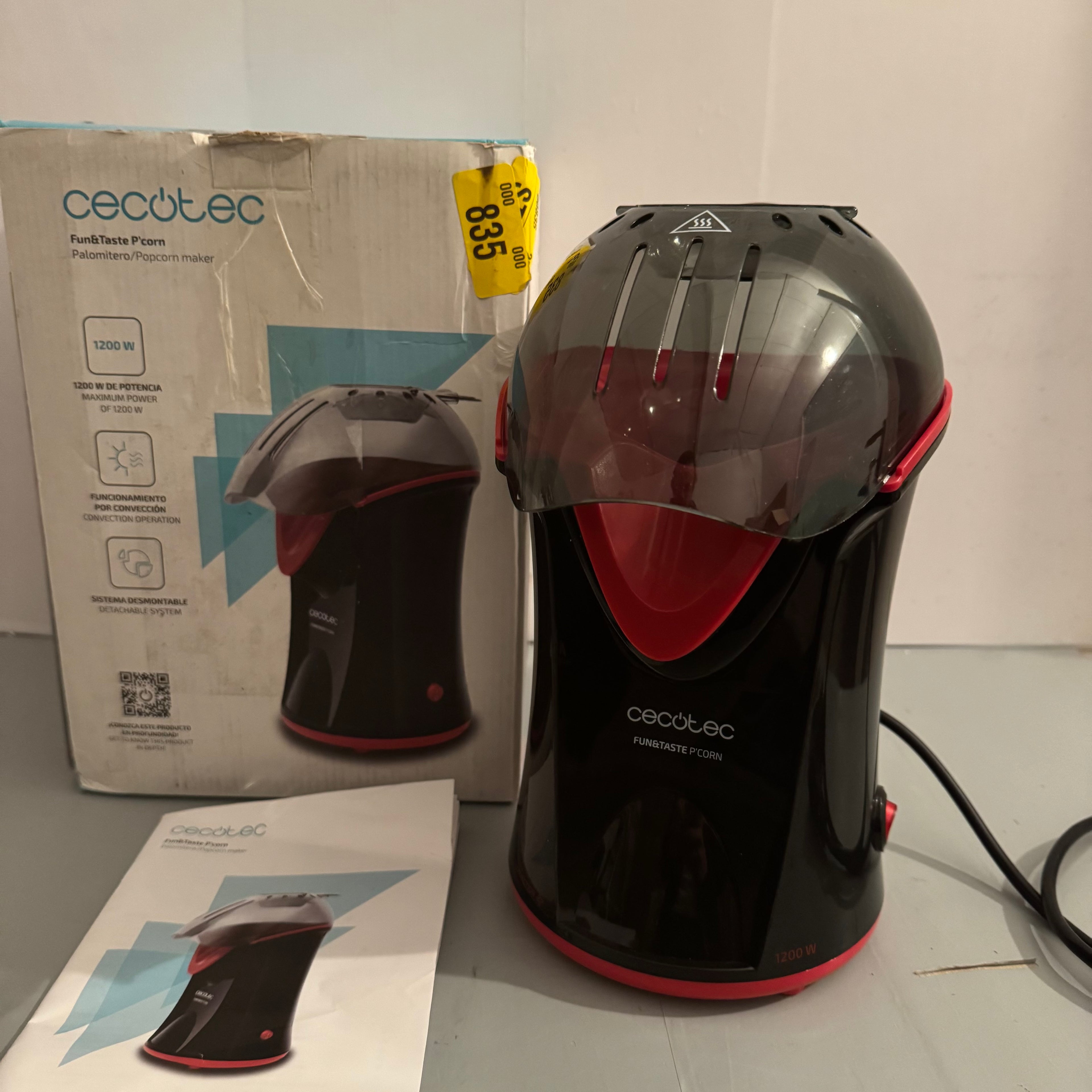 Palomitero Cecotec Fun&Taste P’Corn 1200W