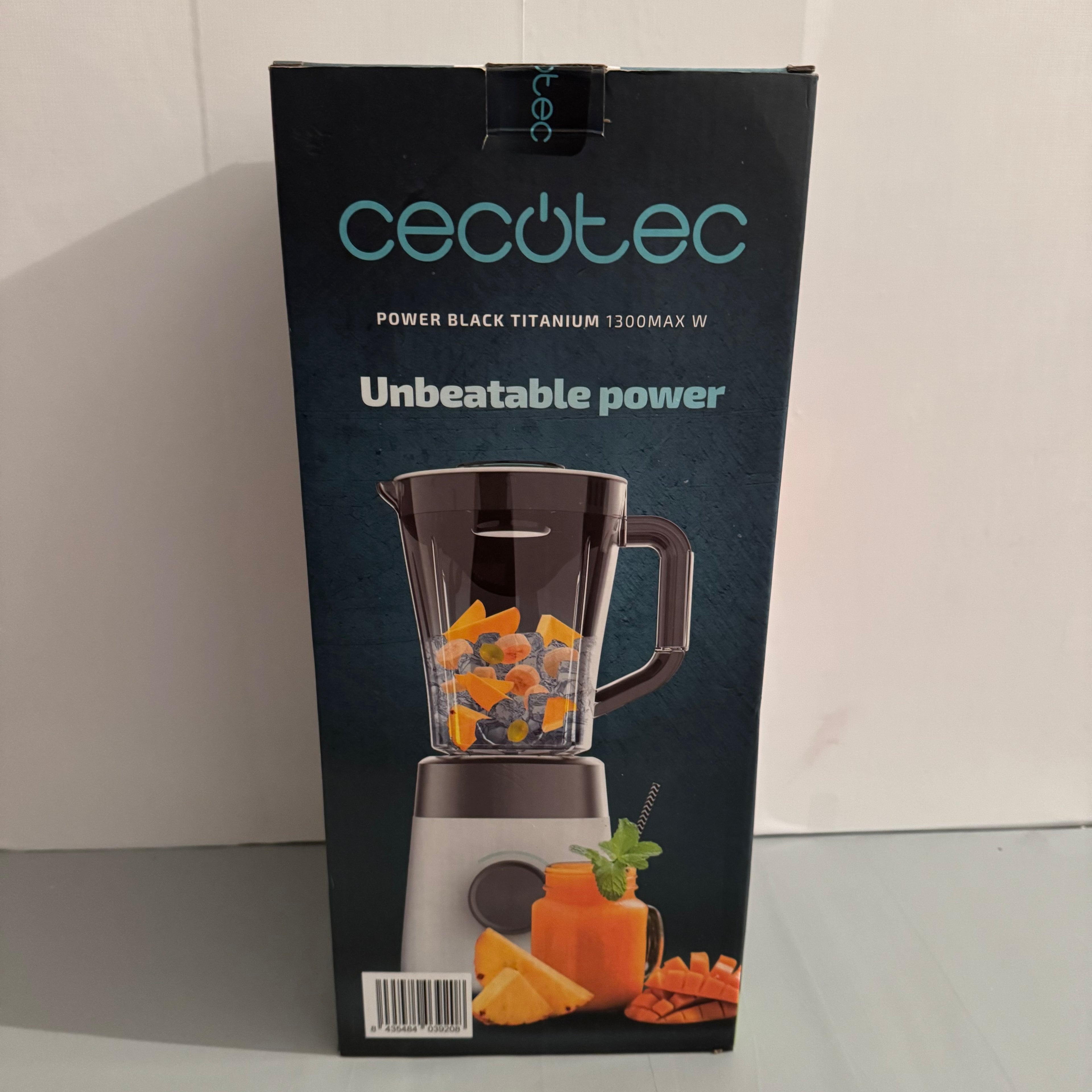 Batidora de vaso Cecotec Power Black Titanium 1300Max
