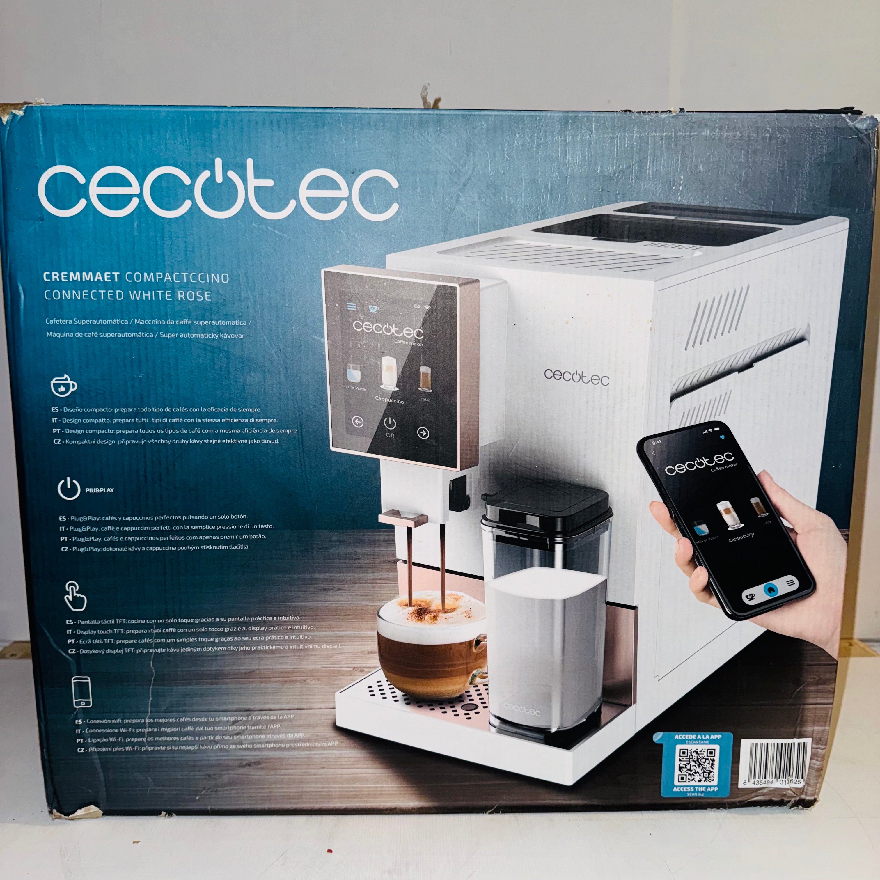 Cafetera superautomática Cecotec Cremmaet Compactccino Connected