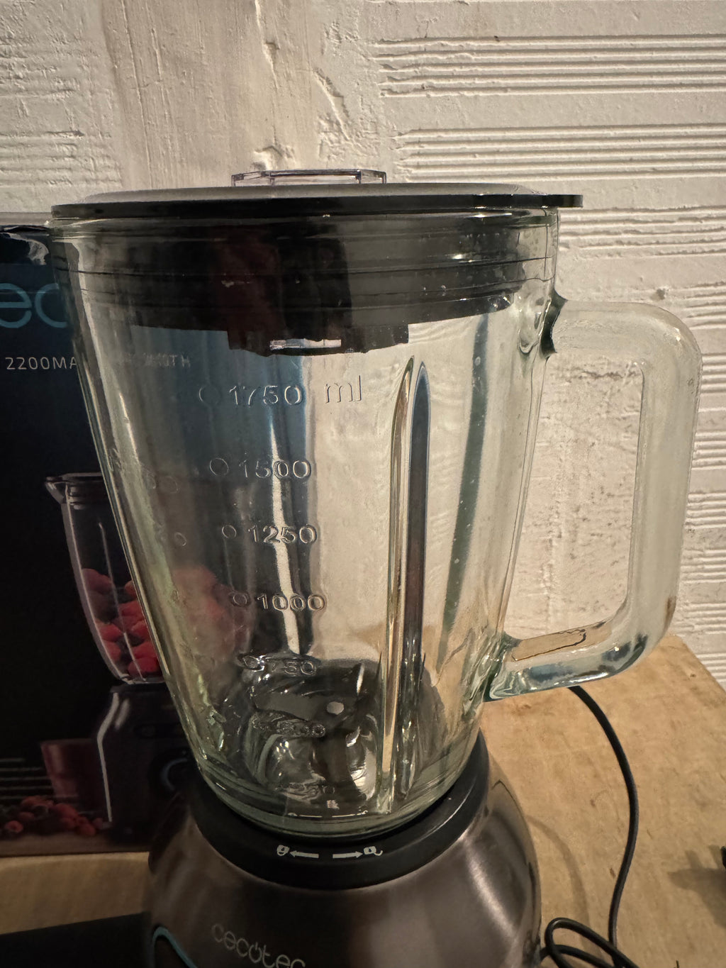 Batidora vaso Cecotec Power Black Titanium 2500MAX