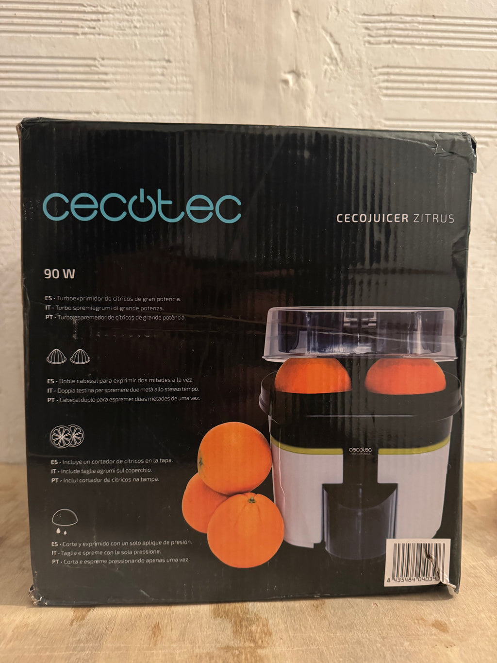 Exprimidor Cecotec Cecojuicer Zitrus Turbo