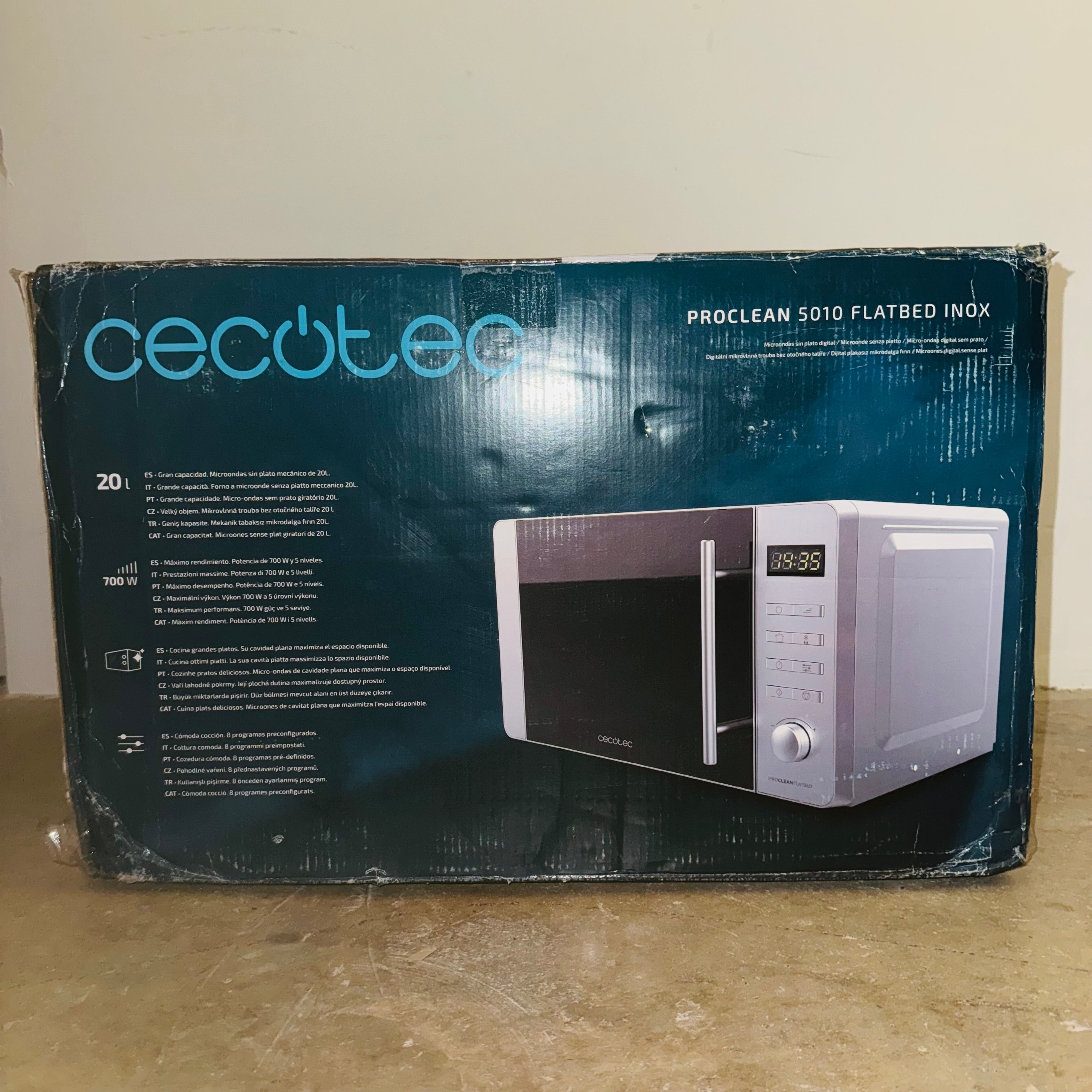Microondas Cecotec Proclean 5010 Flatbed