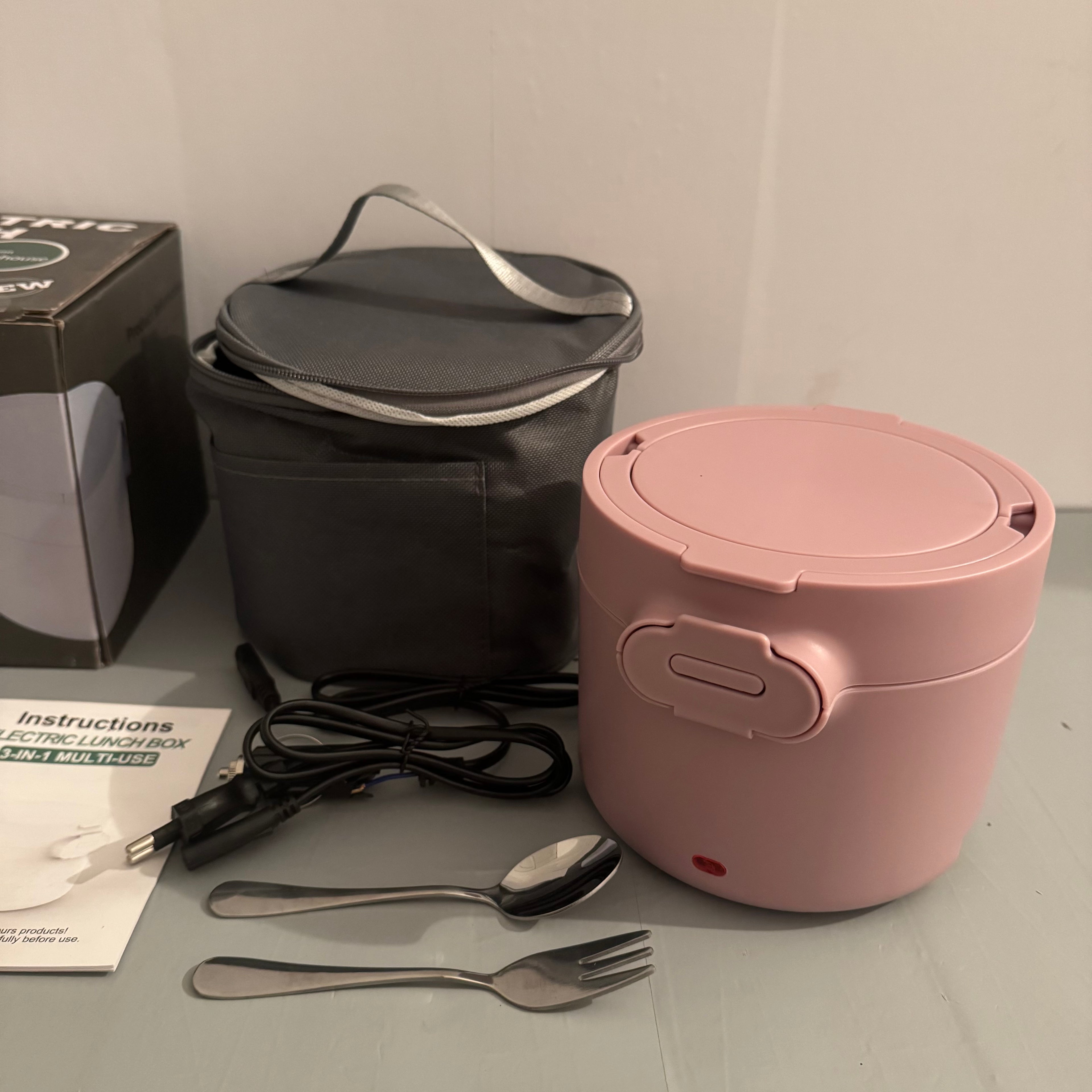 Fiambrera eléctrica 100 W 1,8 L 3 en 1 12V/24V/220V