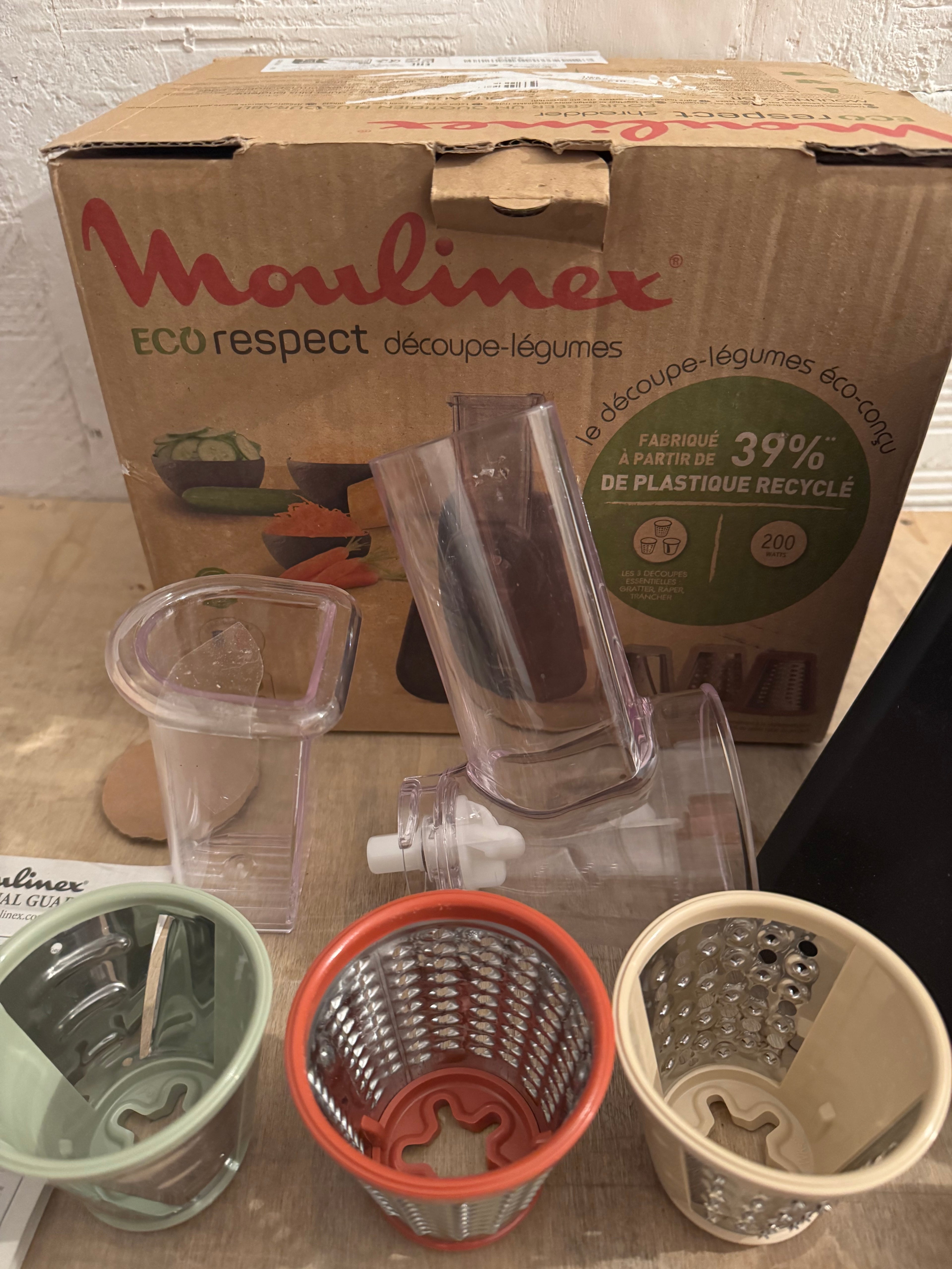 Rallador Moulinex Eco Respect DJ77EN 200W