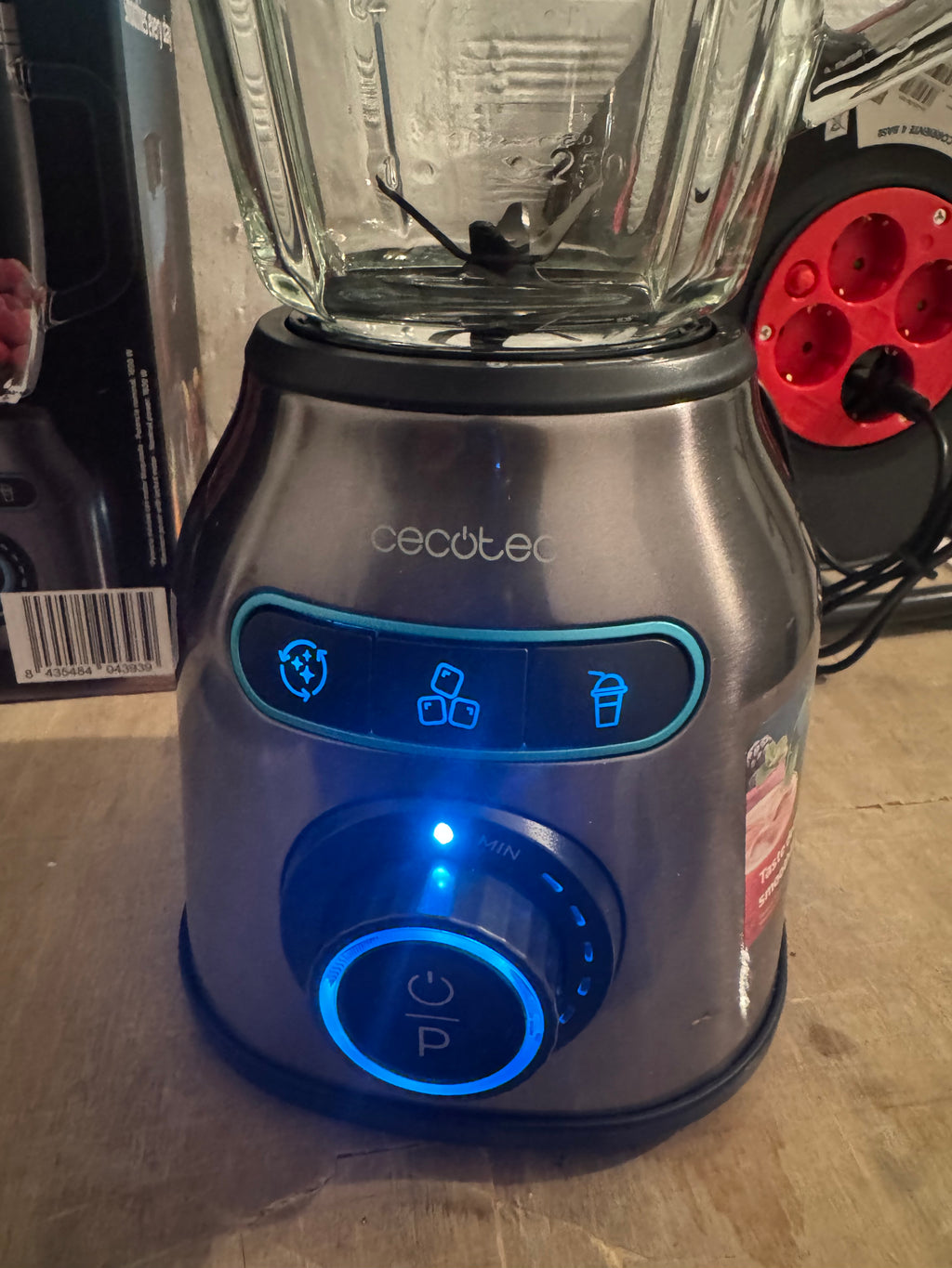 Batidora vaso Cecotec Power Black Titanium 2500MAX