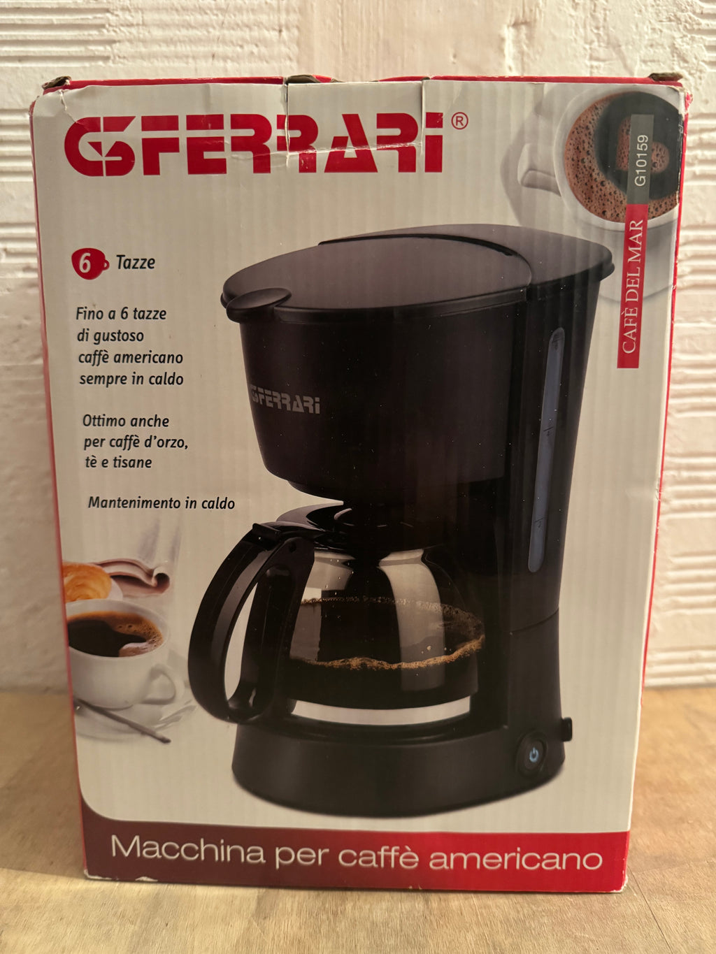 Cafetera de goteo G3 Ferrari G10159 600cc