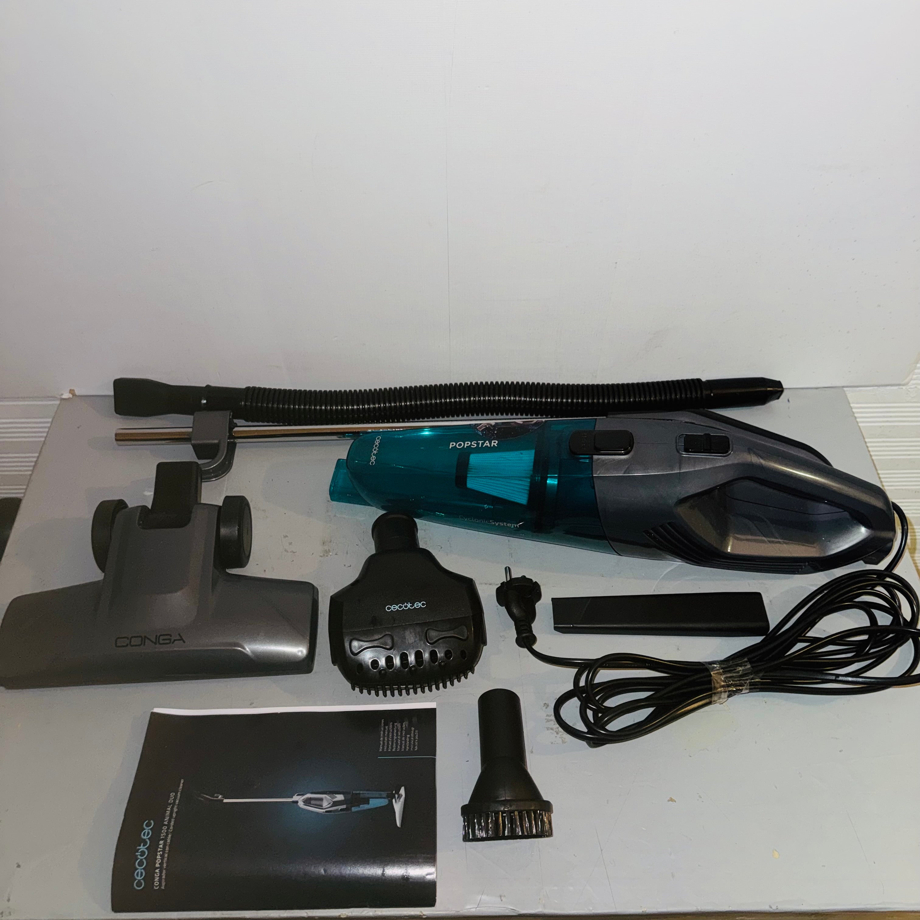 Aspiradora escoba Cecotec Conga Popstar 1500 Animal Duo